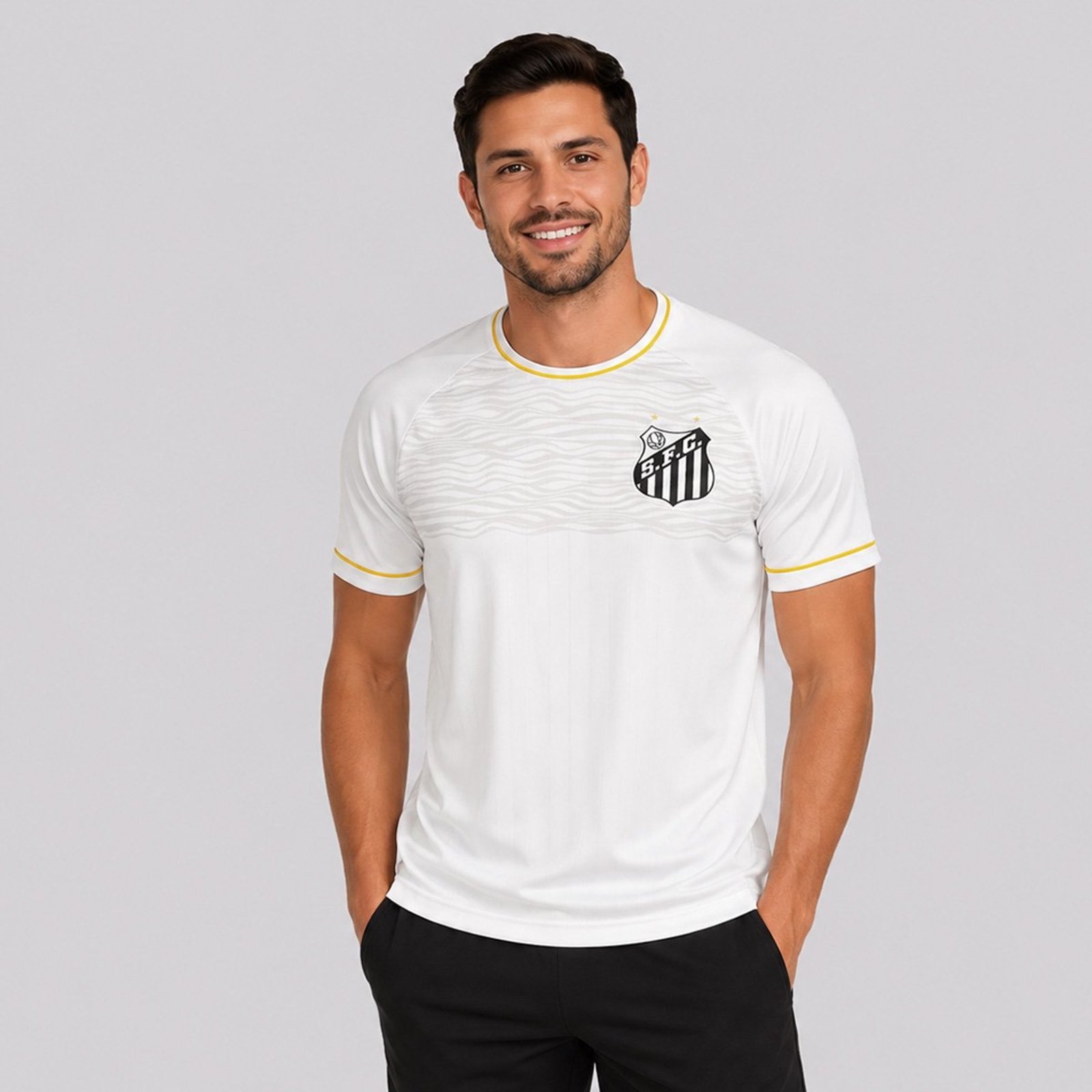 Camisa Santos Eixo Branca