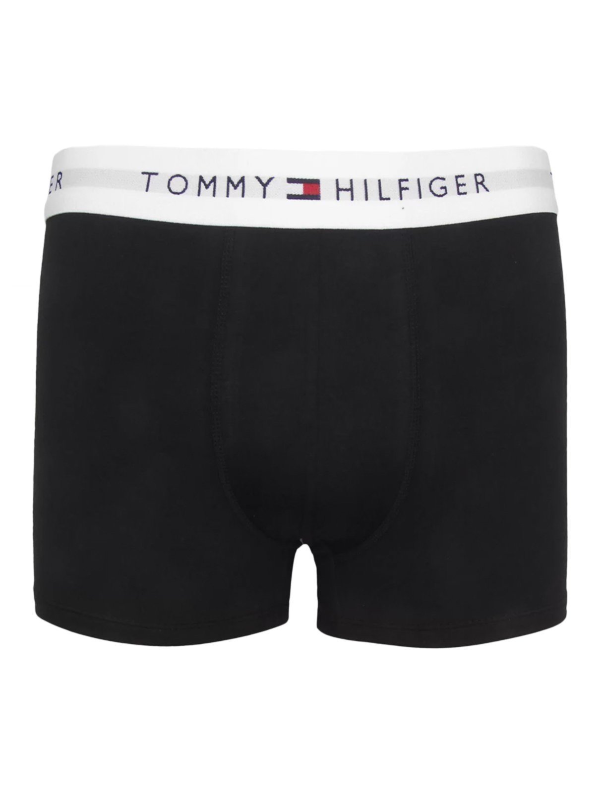 Vista 3 Cueca Tommy Hilfiger Cotton Stretch Boxer Trunk Preta Pack 2UN cinza/preto Tommy Hilfiger cinza/preto