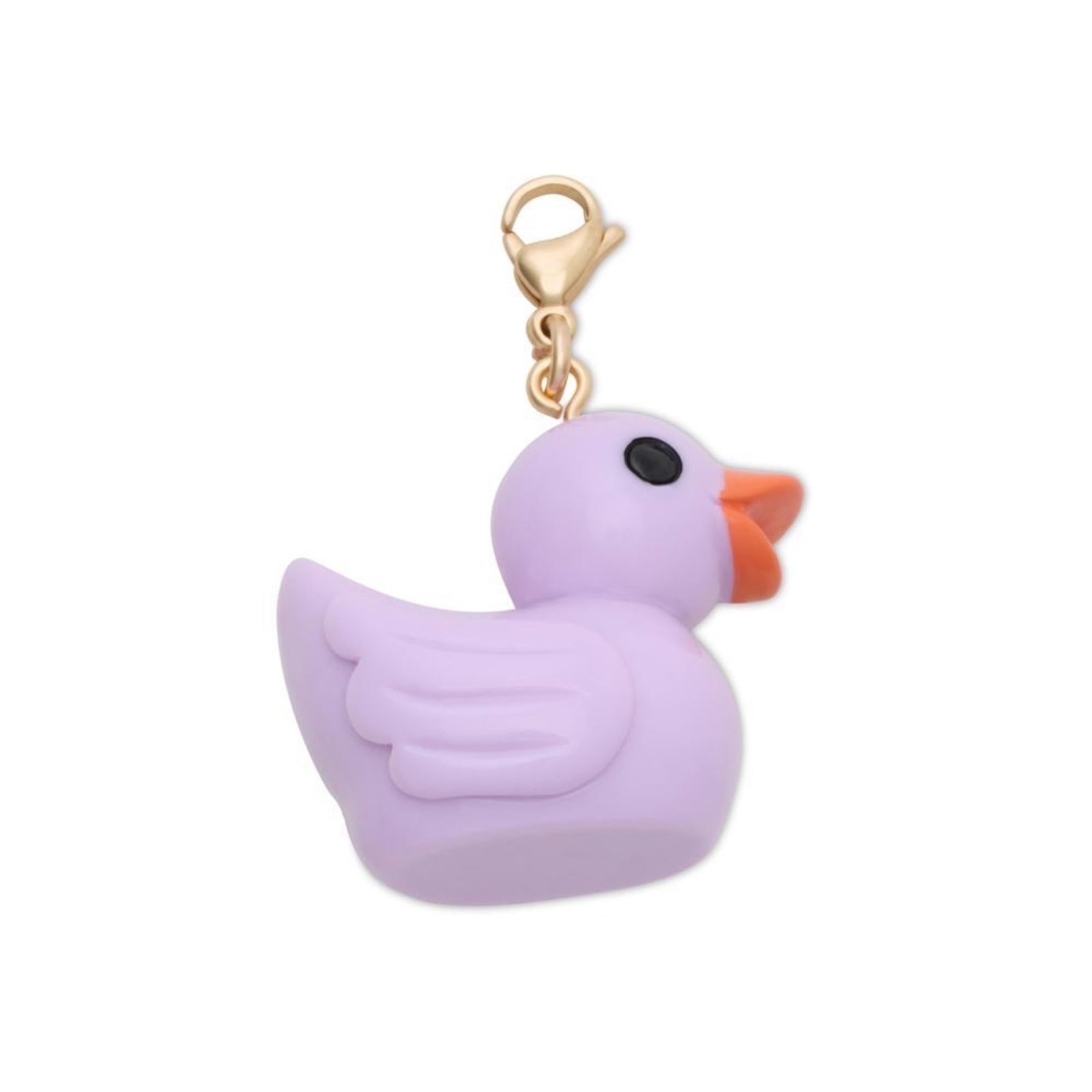 Vista 3 Infantil - Jibbitz™ Pingente de Pato de Borracha Roxa Crocs branco Crocs branco