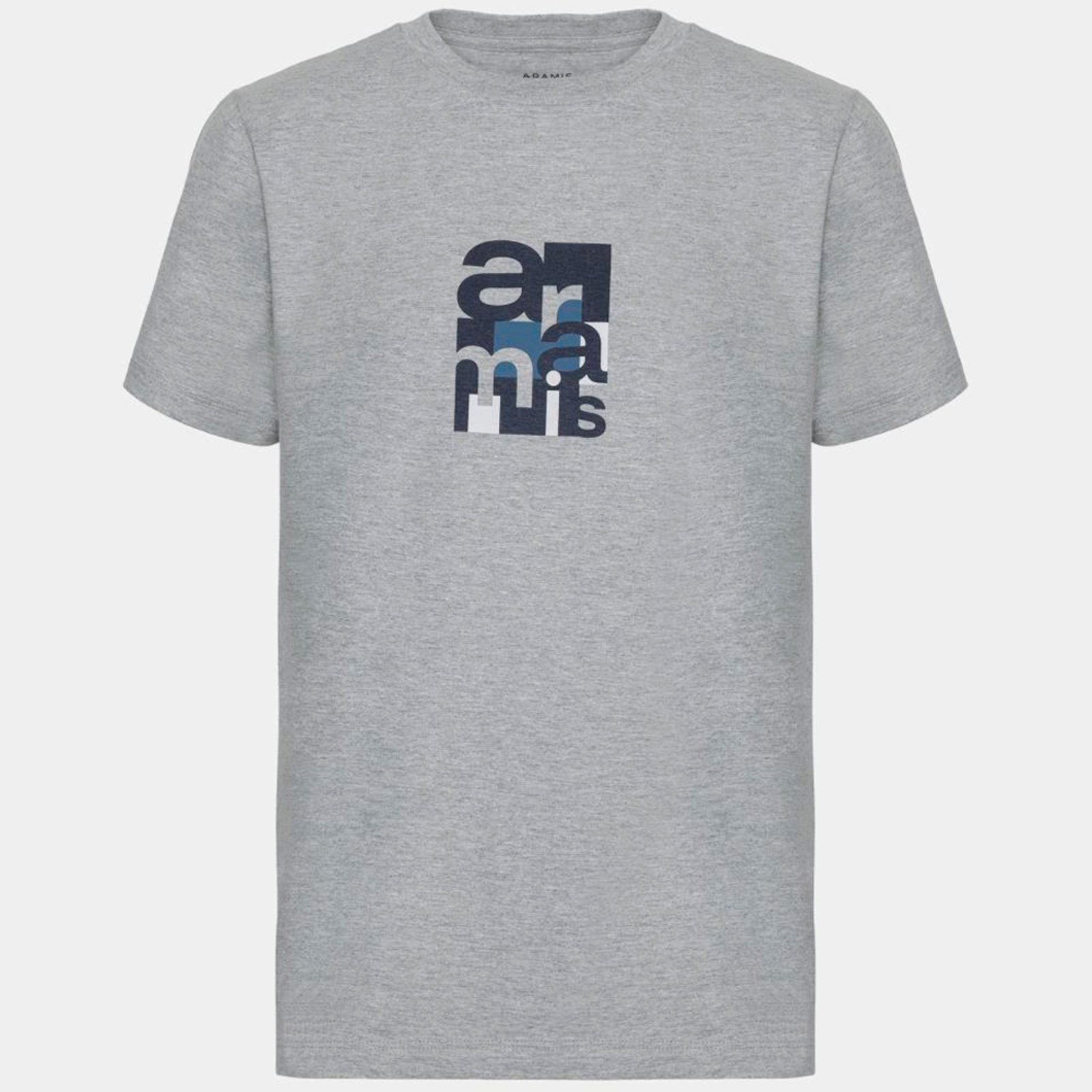 Vista 2 Camiseta Aramis Geometric Av26 Masculino cinza Aramis cinza