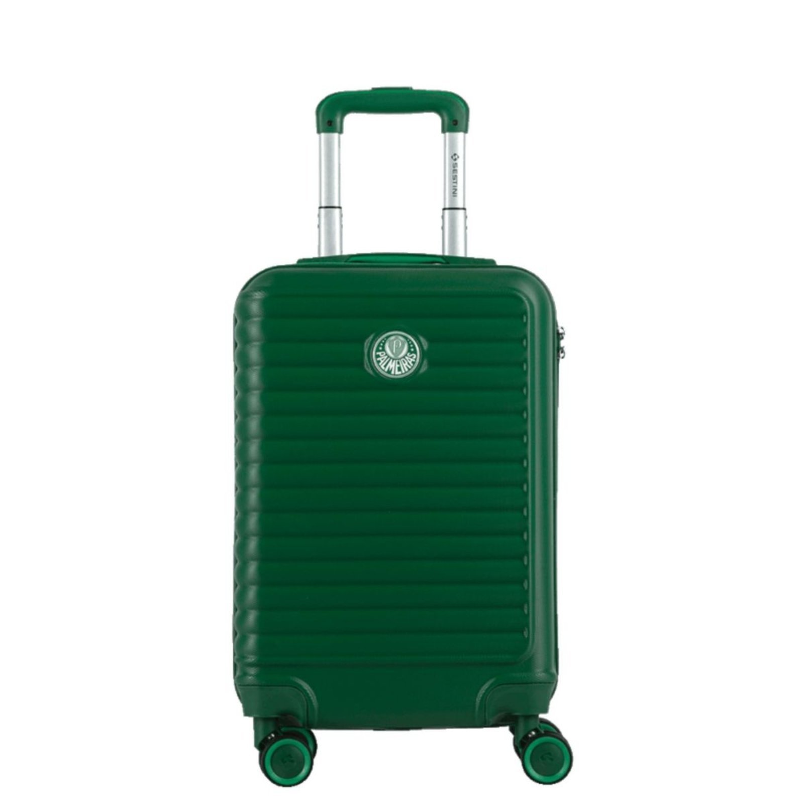 Infantil - Mala de Viagem Sestini Bordo com Rodas 360º Palmeiras Racer Verde