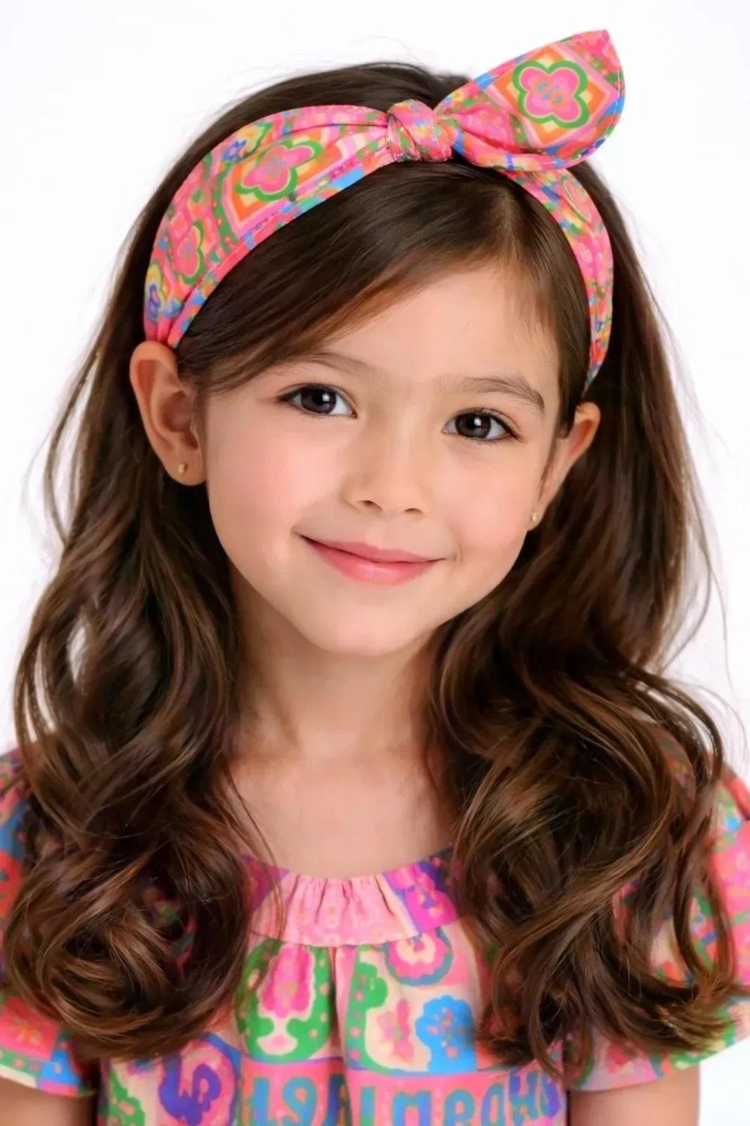 Infantil - Arco Menina Borboletes Alphabeto Rosa Multicolorido