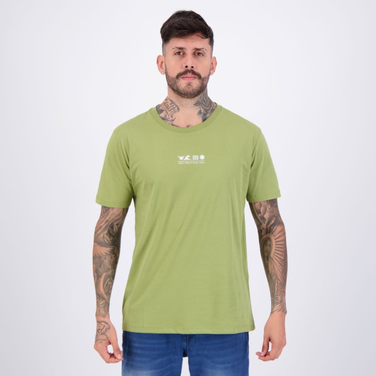 Camiseta Hang Loose Flat Verde