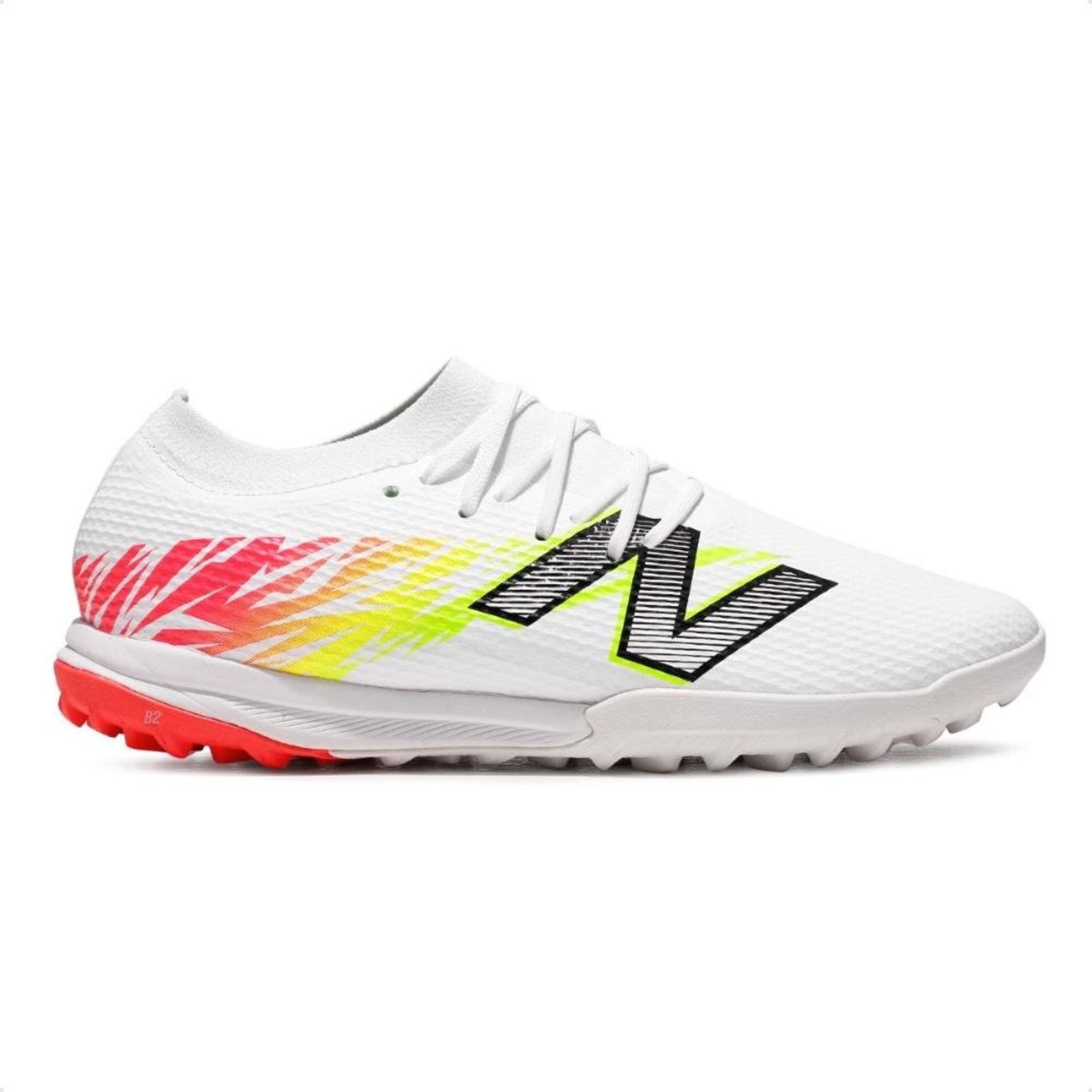 Chuteira Campo New Balance Furon Team Tf V8 Unisex Branco