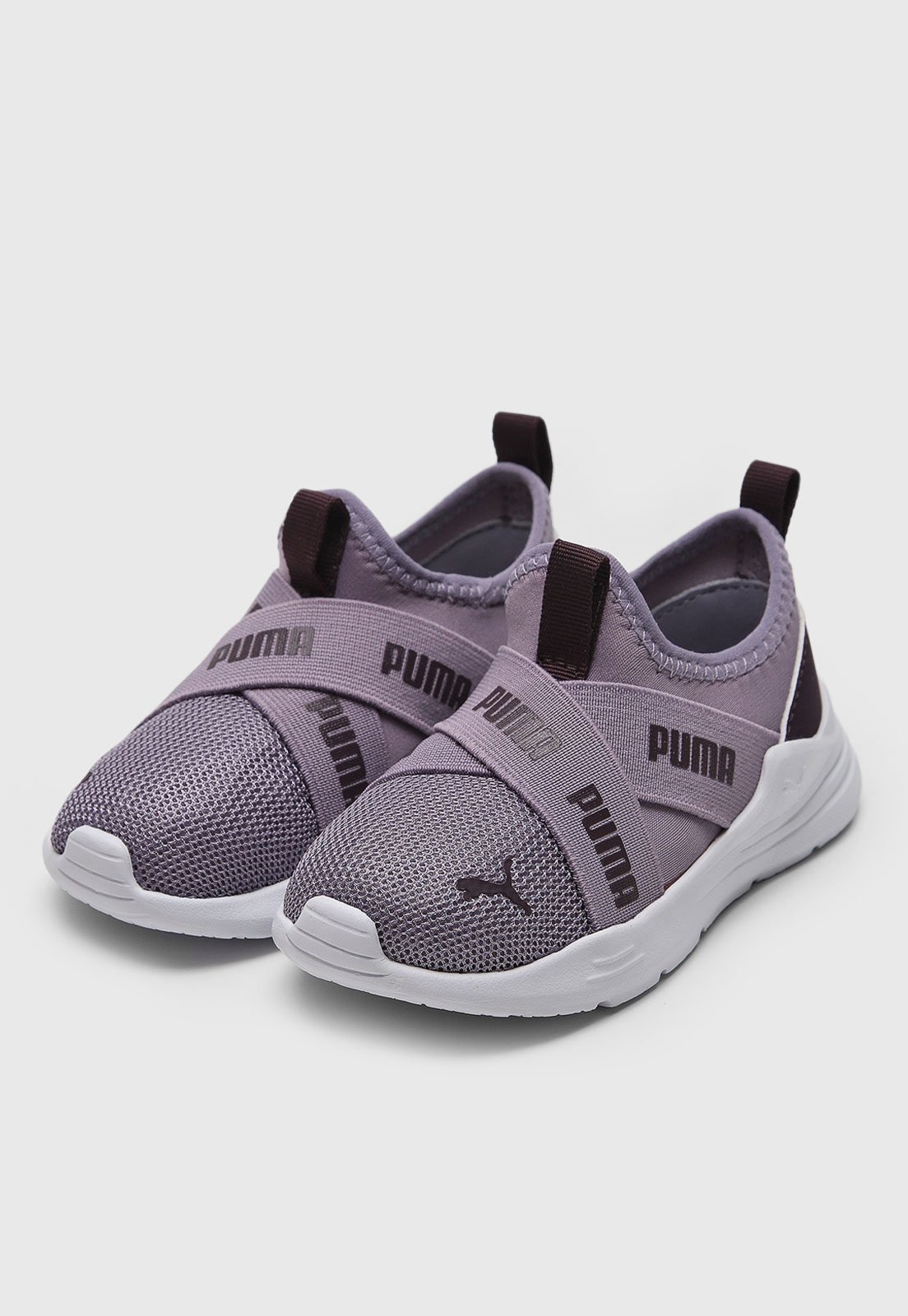 Infantil - Tênis Slip On Puma Wired Run Sl Lilás
