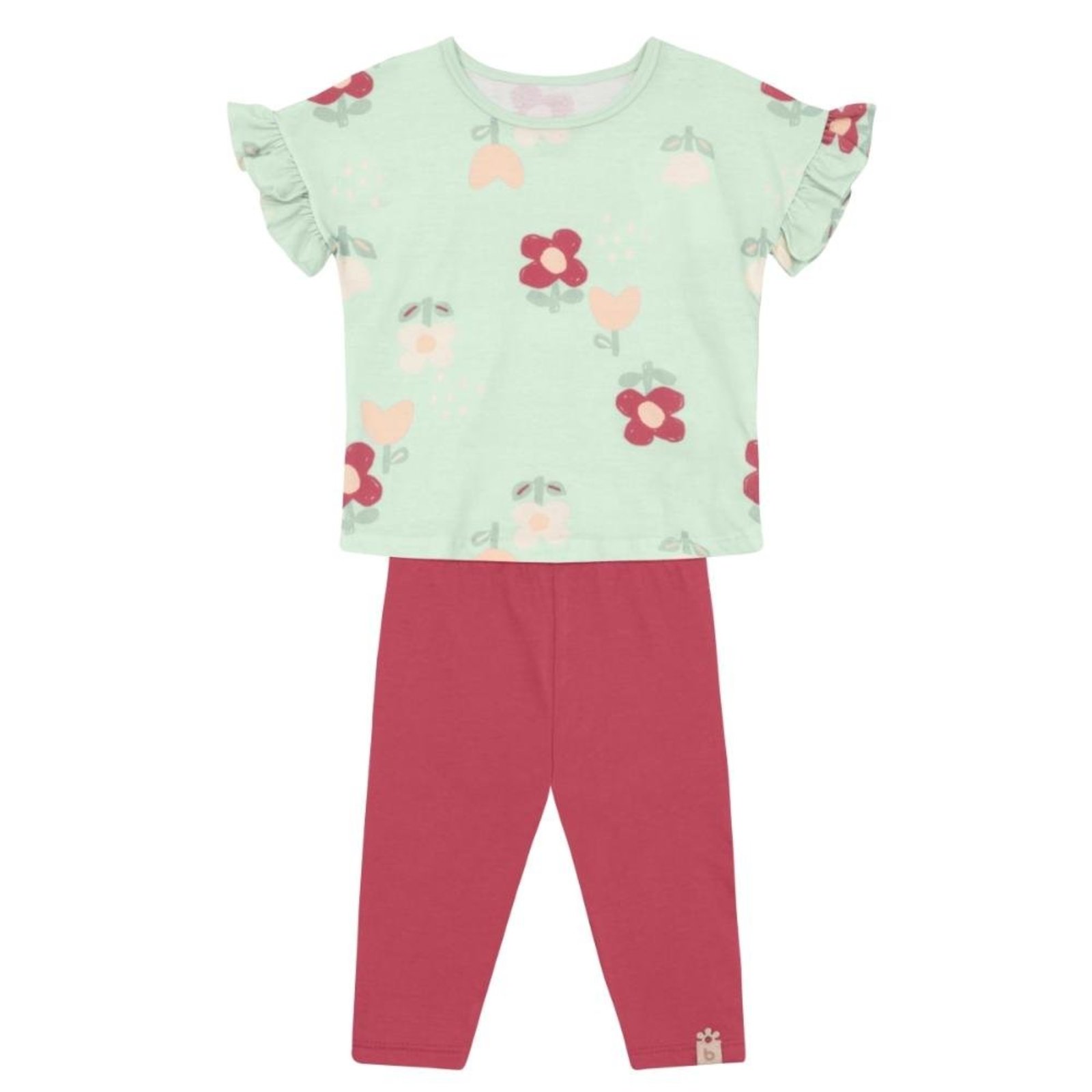 Infantil - Conjunto menina de flores Brandili Baby