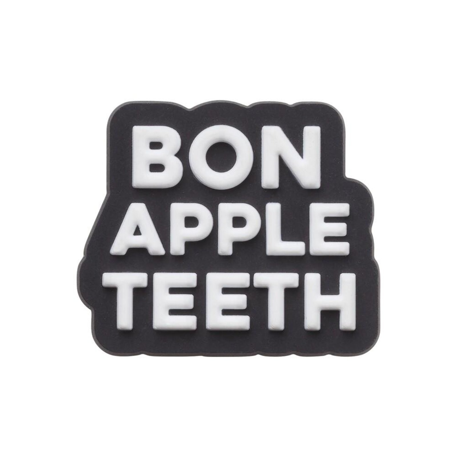 Infantil - Jibbitz Crocs Bone Apple Teeth Unico - Un Branco
