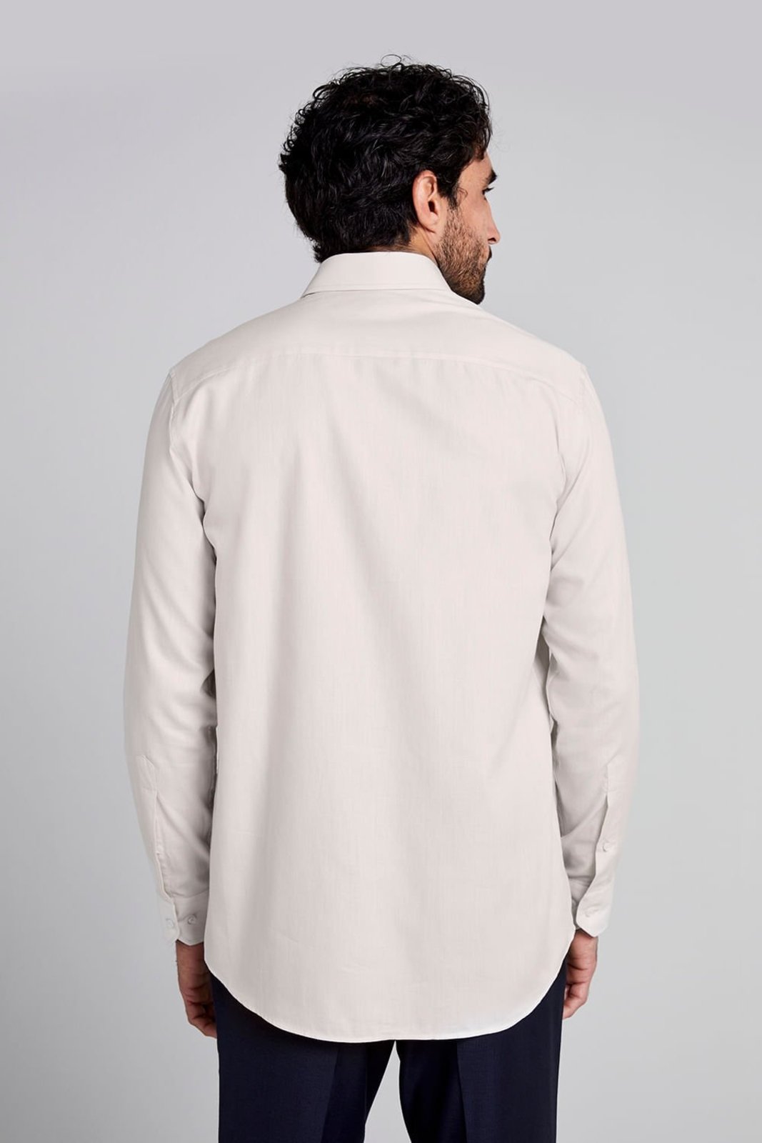 HIGHSTIL Camisa Social em Algodão Egípcio Lisa Slim Fit - Off White
