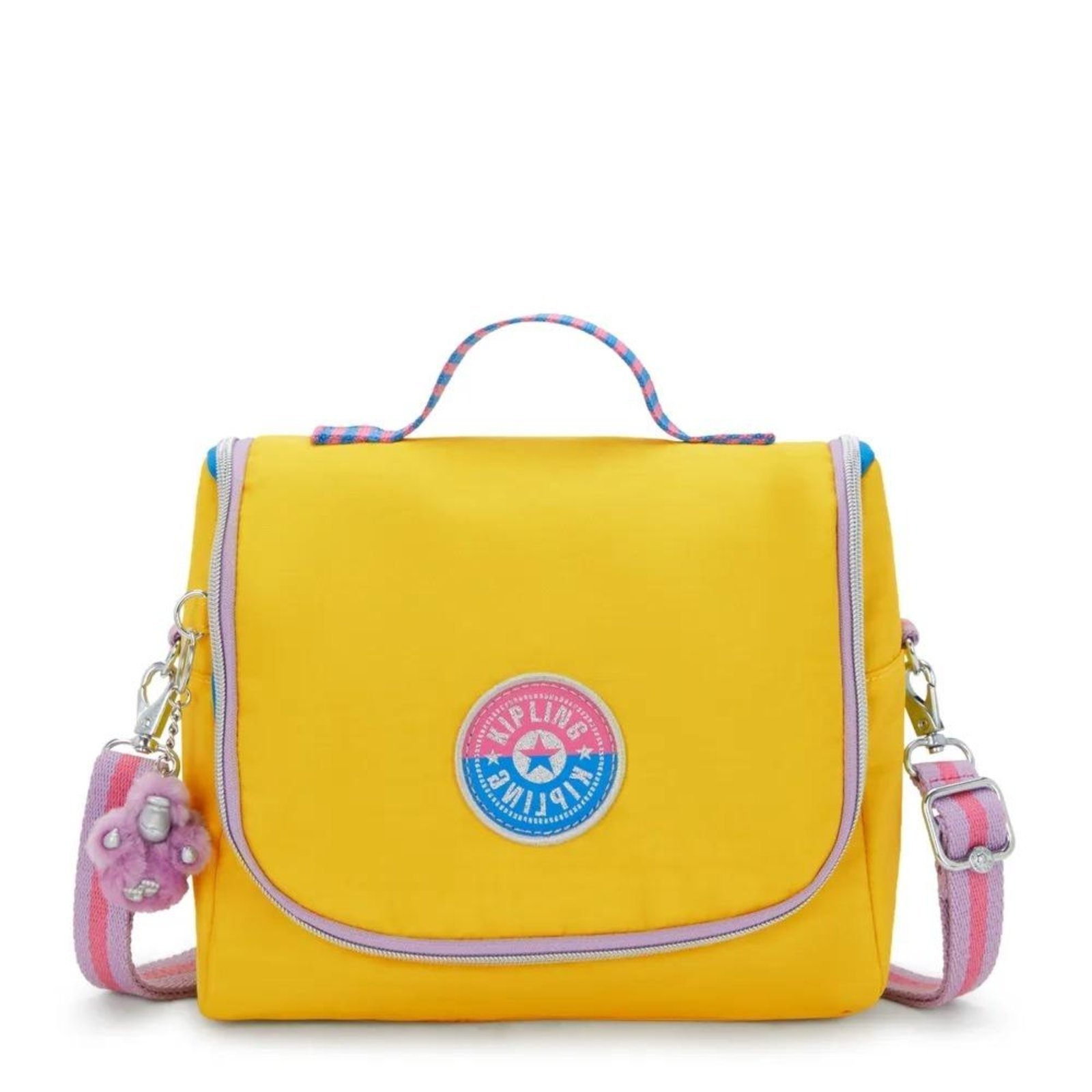 Vista 2 Infantil - Lancheira Kipling New Kichirou BTS Sun C amarelo Kipling amarelo