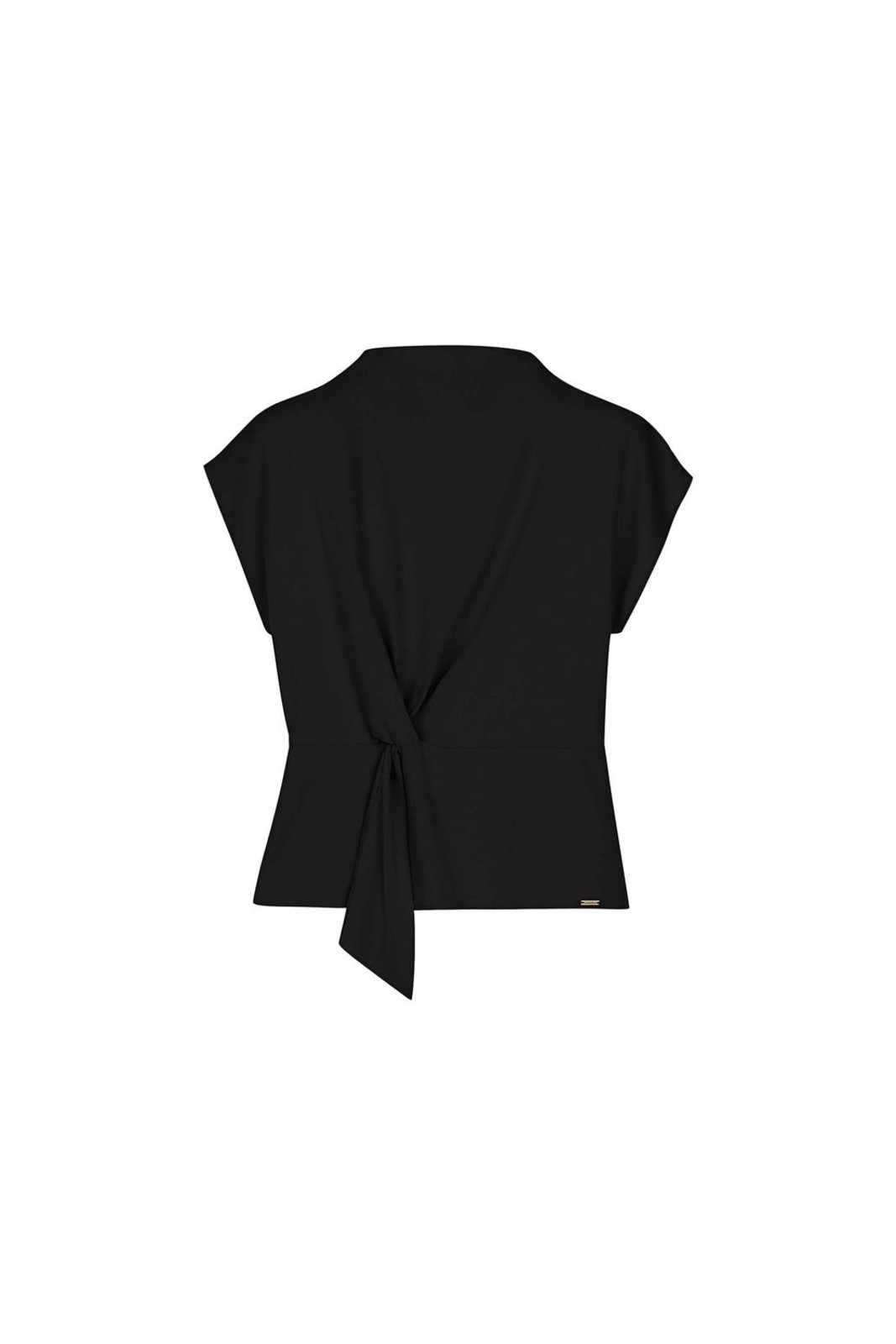 Blusa Feminina Amarração Com Nó Marialícia Preto