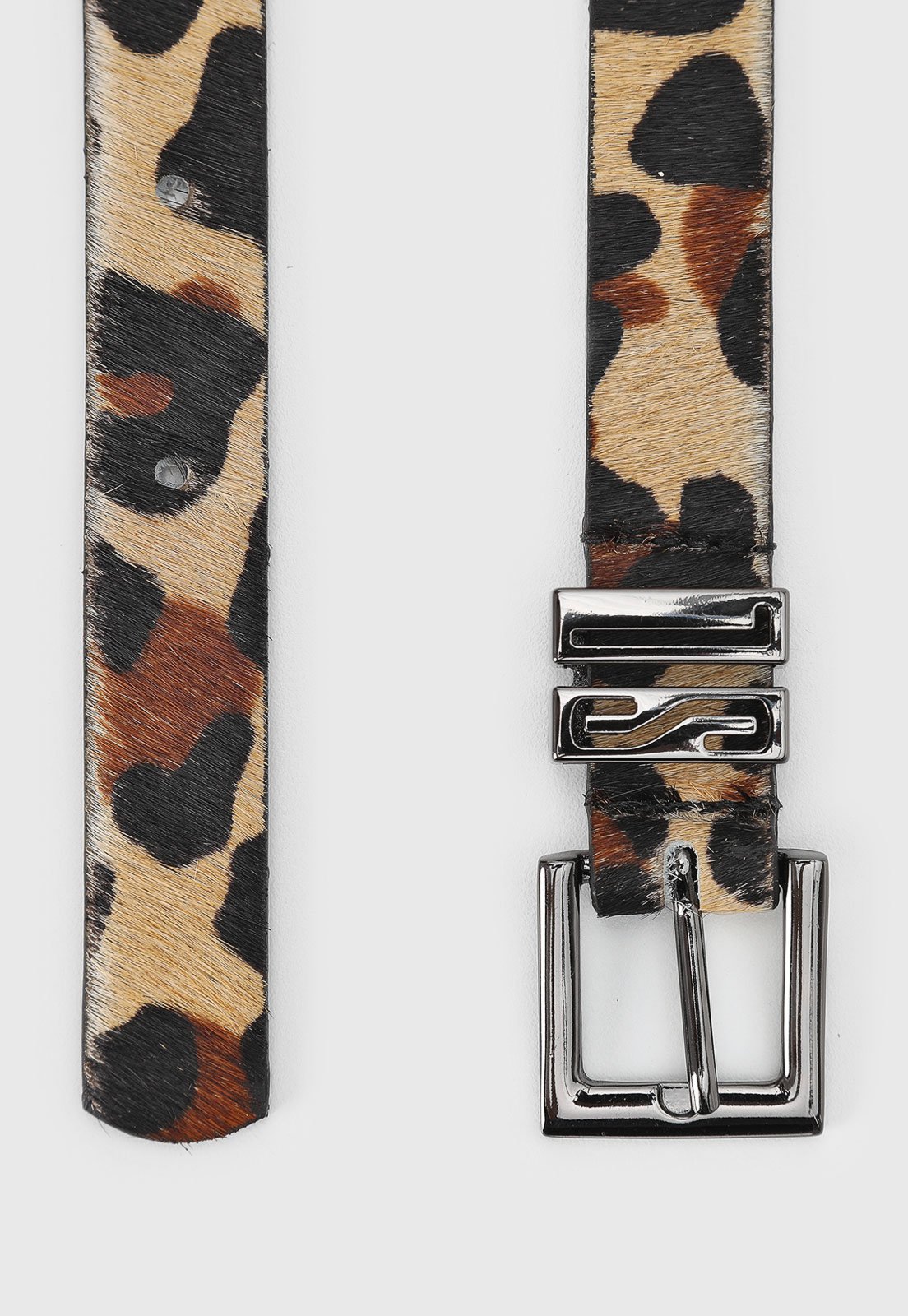 Vista 3 Cinto Feminino Santa Lolla Animal Print bege Santa Lolla bege