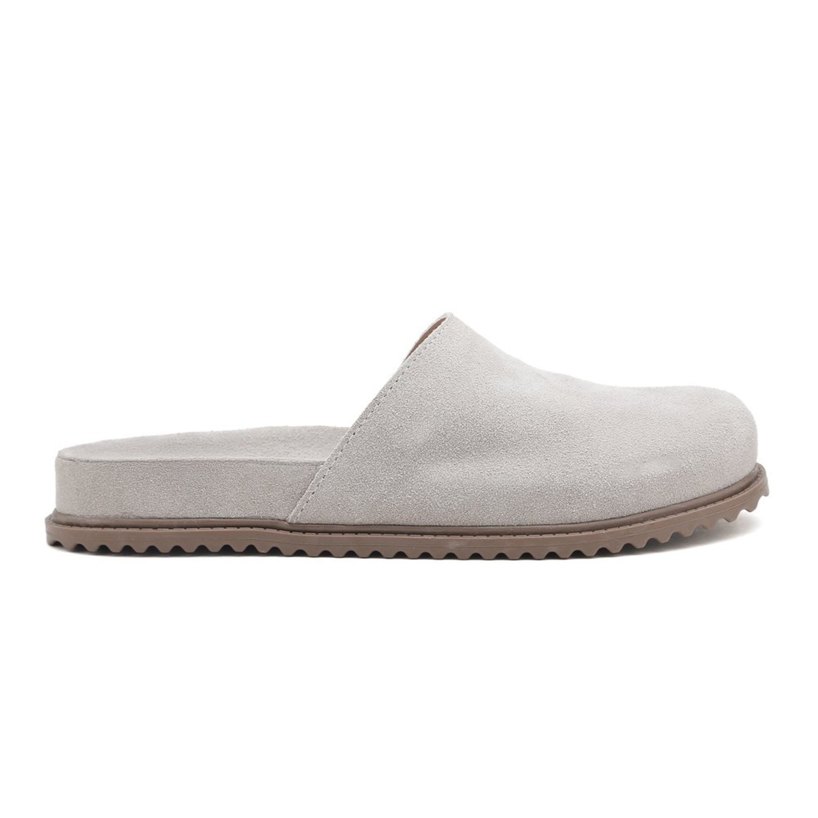 Clog Via Miss Feminino Couro Fechado Marfim