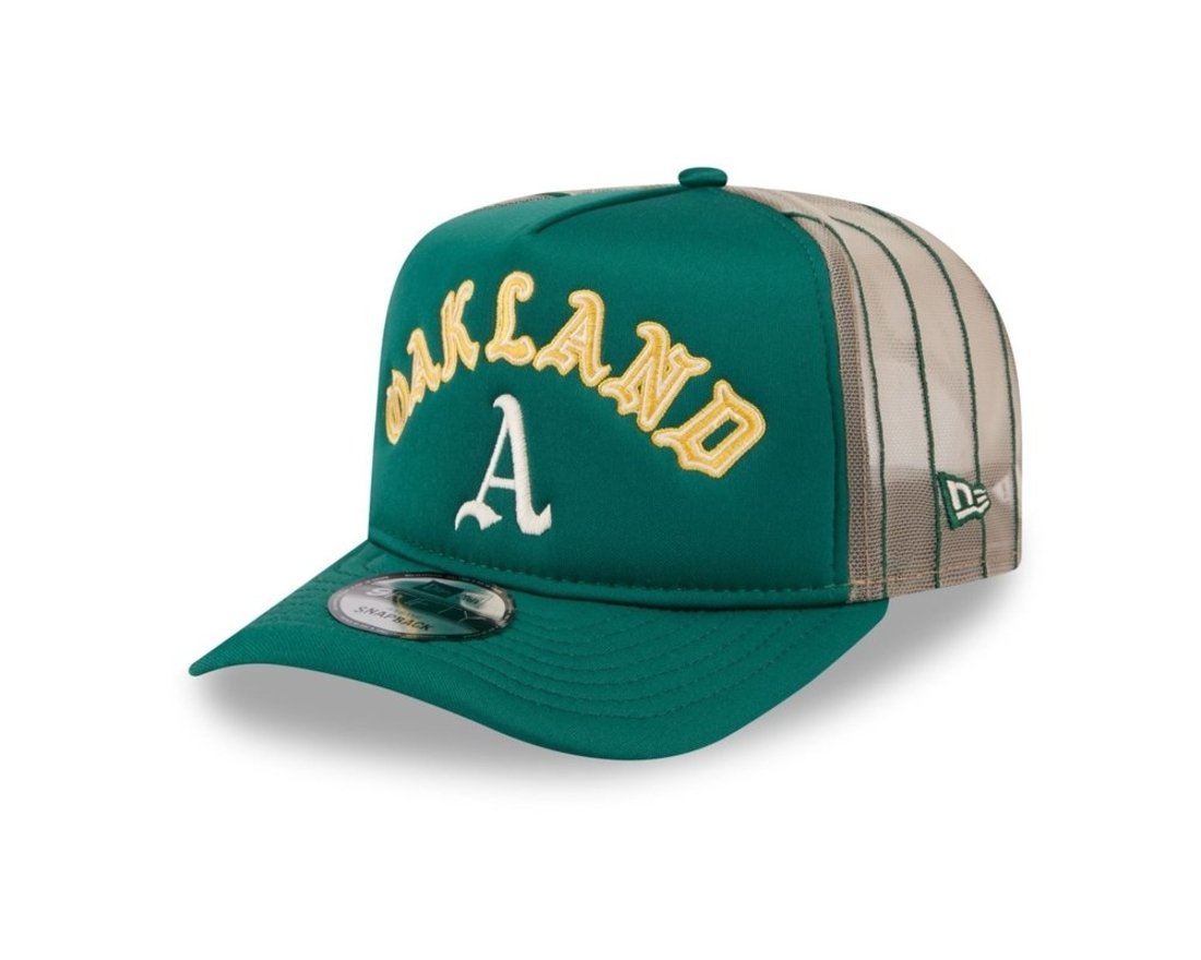 Bone New Era 9FORTY A-FRAME SNAPBACK Oakland Athletics MLB Verde