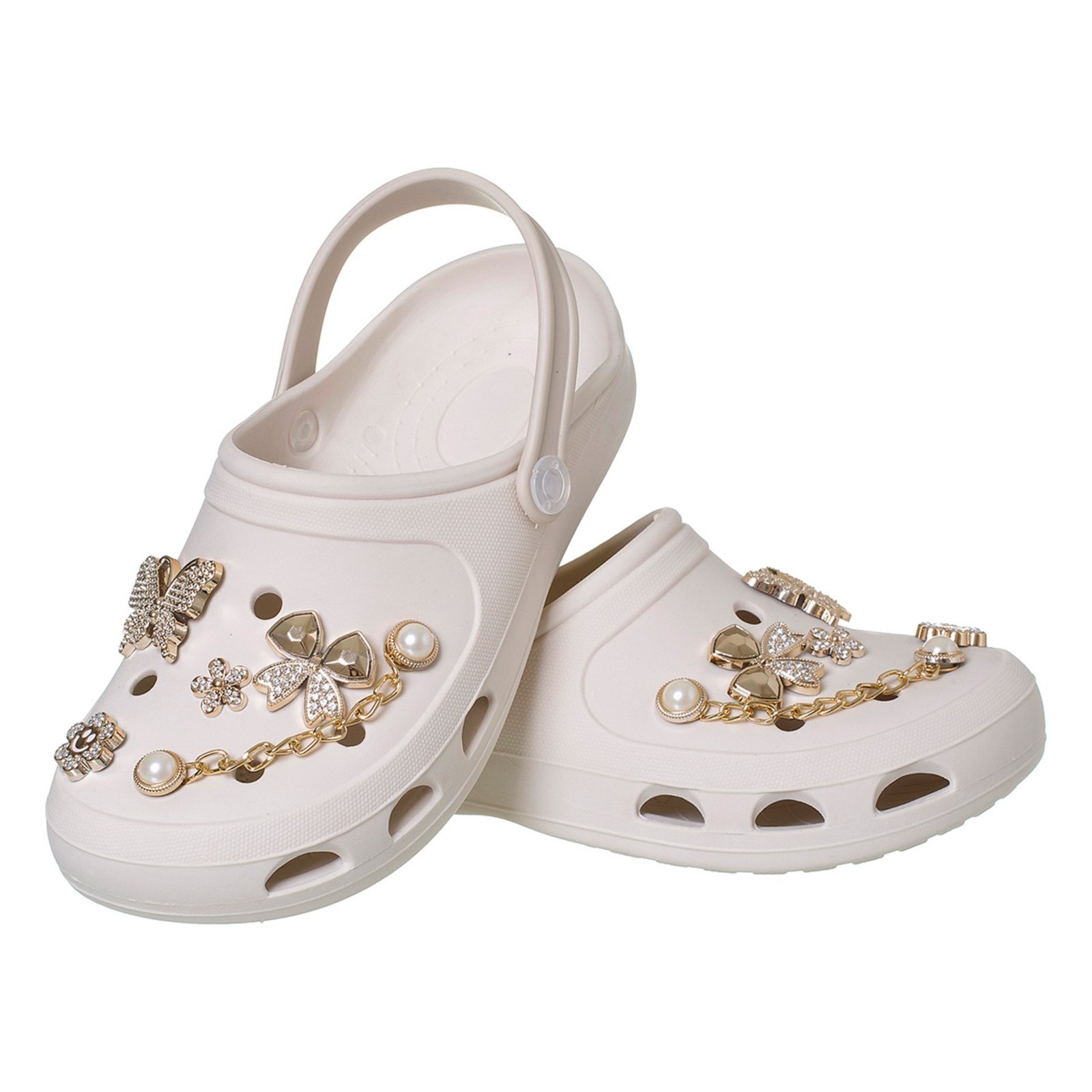 Chinelo Babuche Sandália Feminina com Enfeite