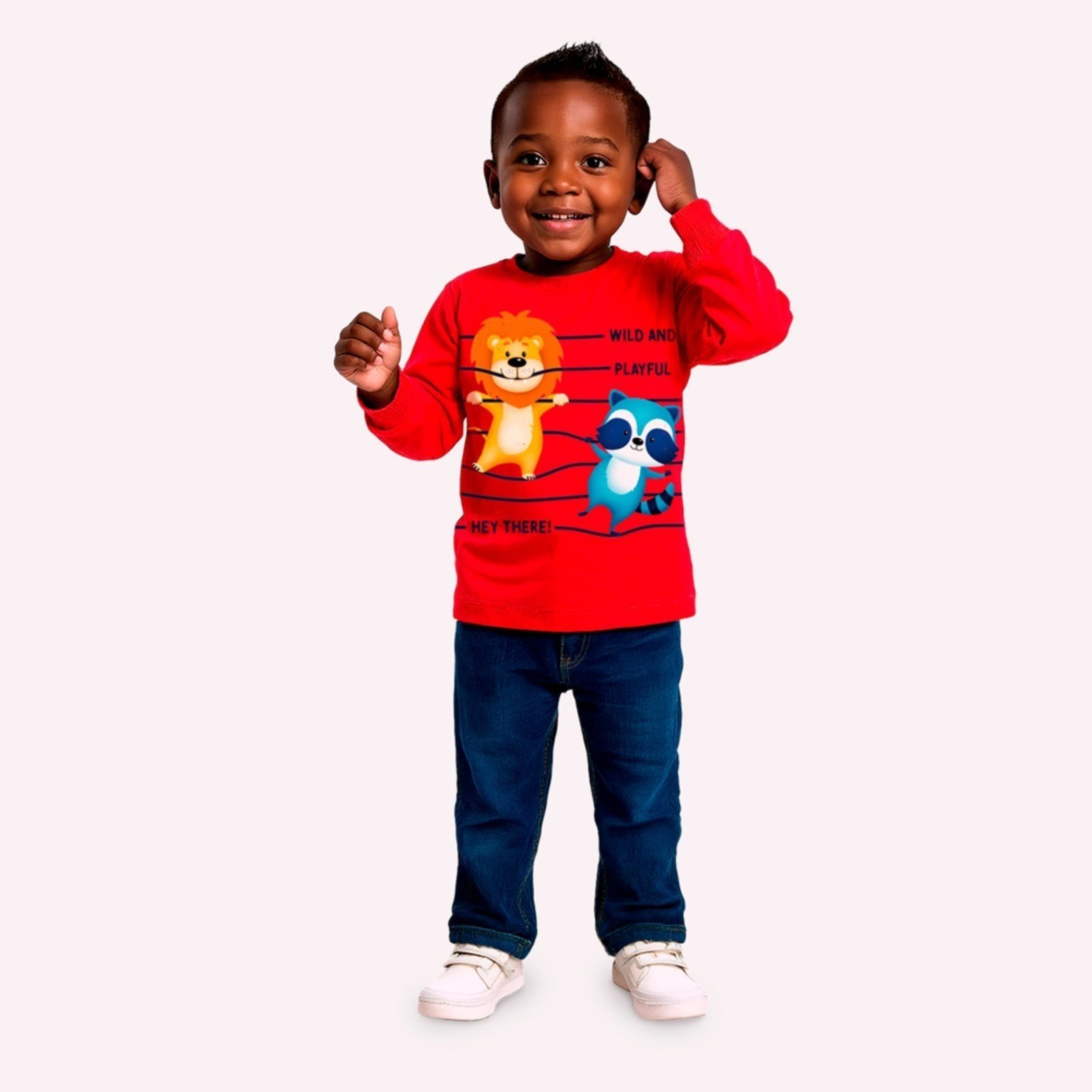 Infantil - Camiseta Menino Animais Kyly