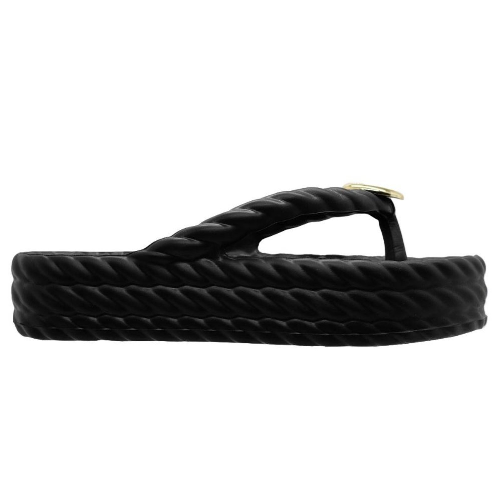 Tamanco Feminino Flatform Brizza Z190830010 Preto