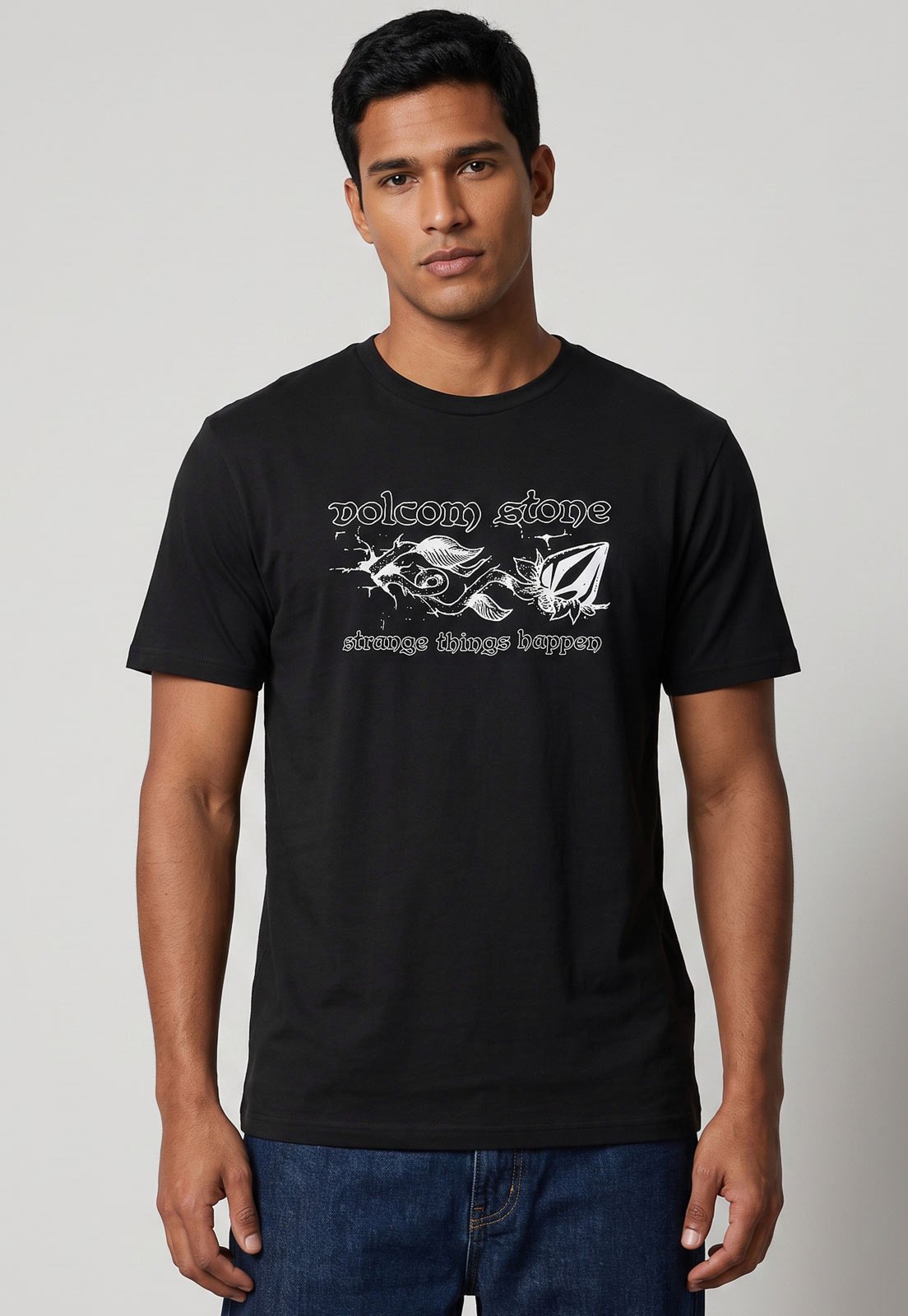 Camiseta Masculina Volcom Silk Ingrow Preta