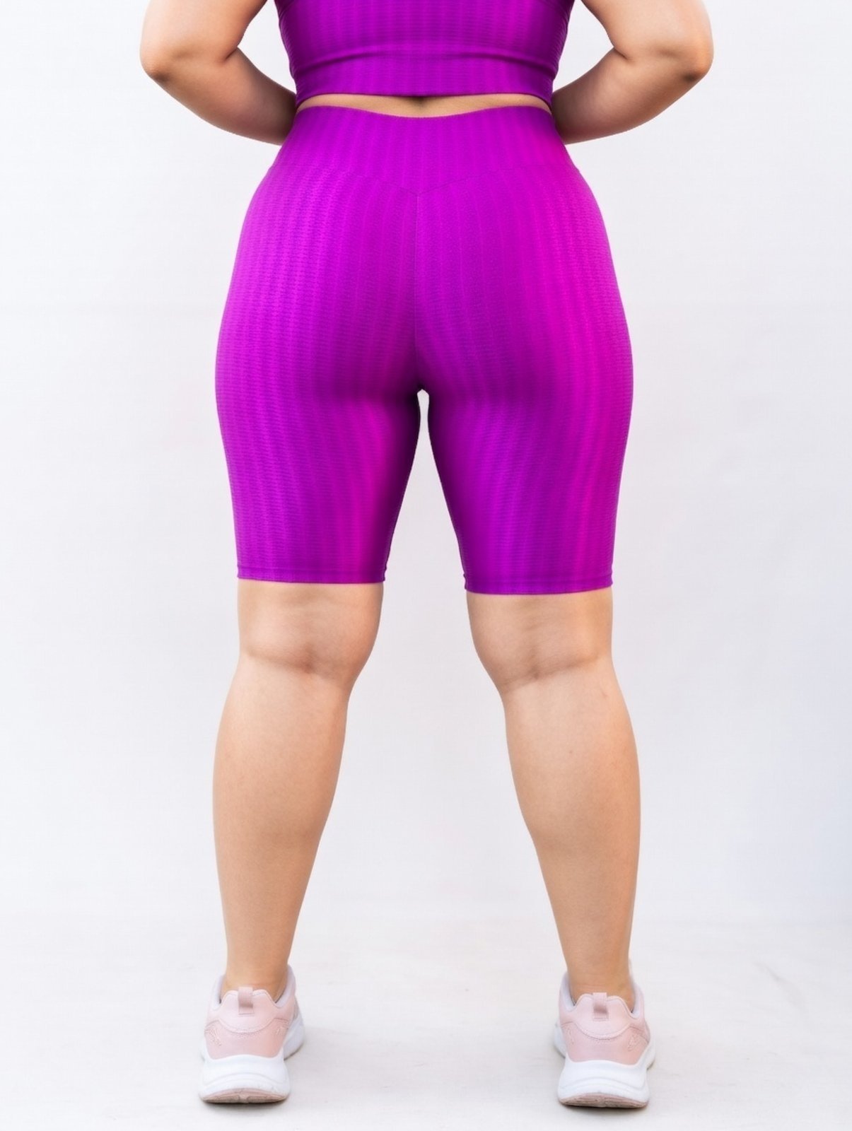 Vista 3 Bermuda D Bell Outlet Fashion Cós Alto Esportiva Fitness rosa D BELL OUTLET FASHION rosa