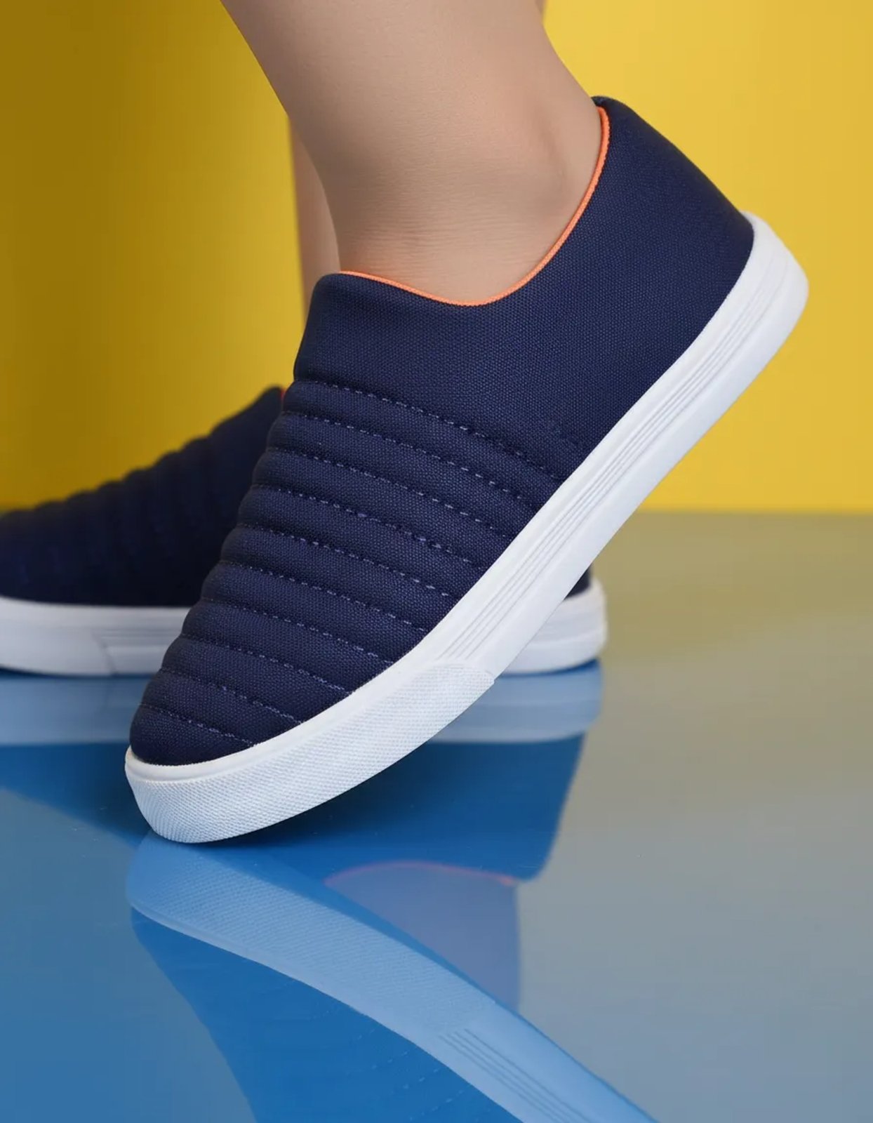 Infantil - Tênis Slip on Menino Iate Clássico Footz Calce Fácil Confortável Macio Sem Cadarço Preto