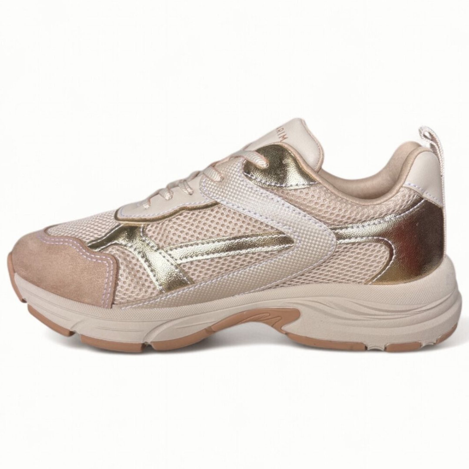 Vista 3 Tênis Feminino Ramarim Jogging Leve Casual 2578203-2 bege RAMARIM bege