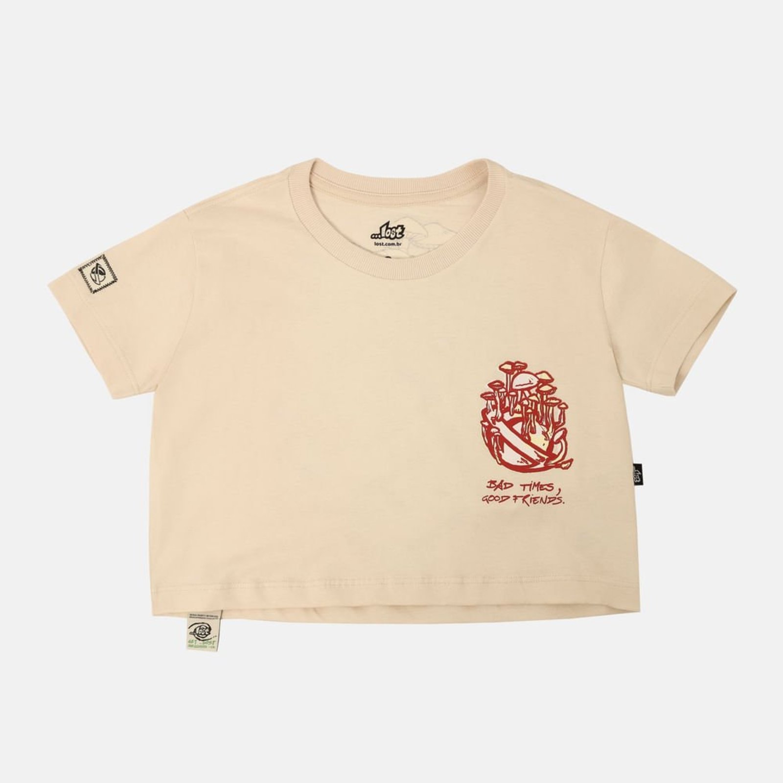 T-Shirt Lost Mushroom BEGE