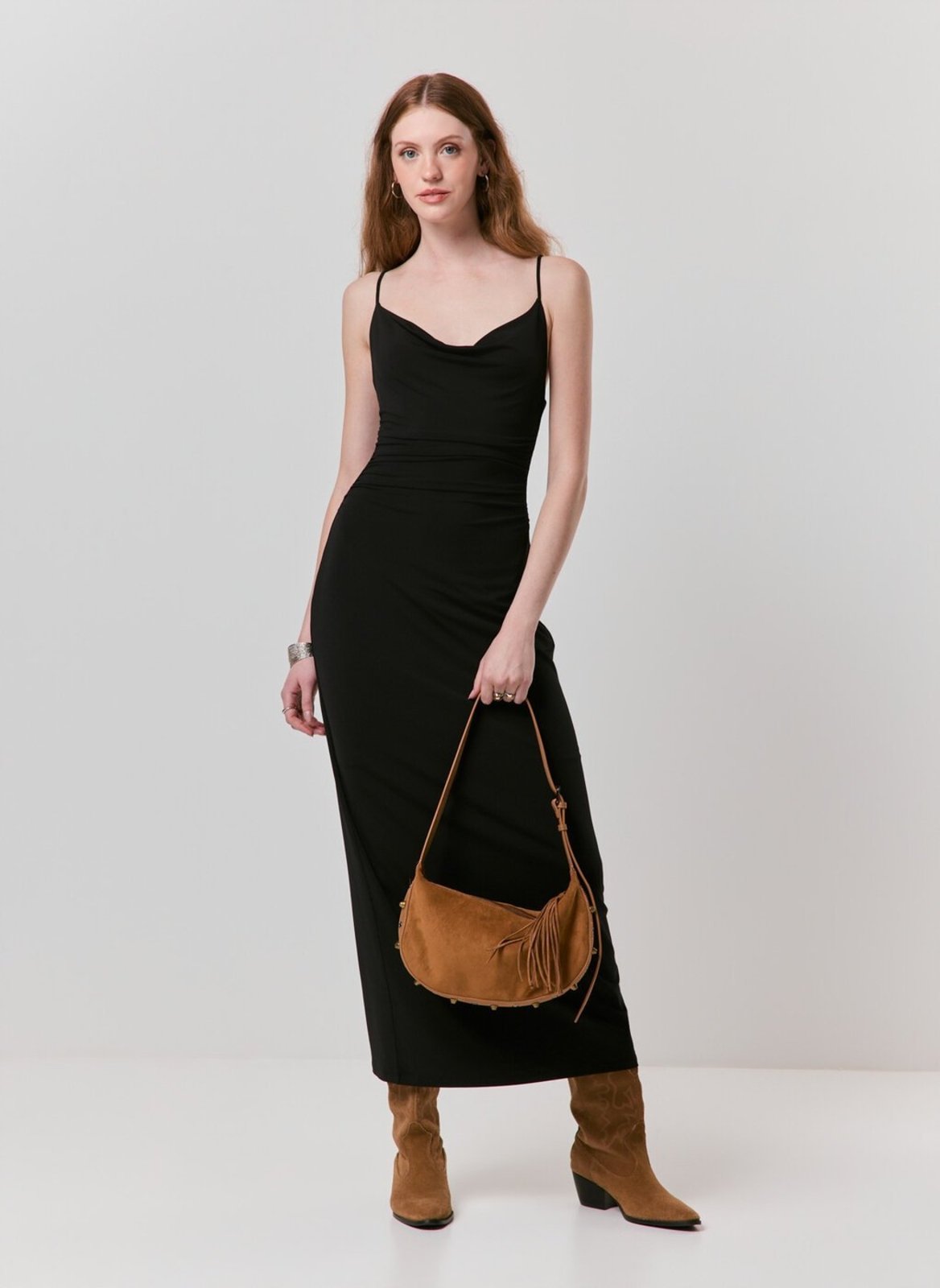 Vestido Midi Poliamida