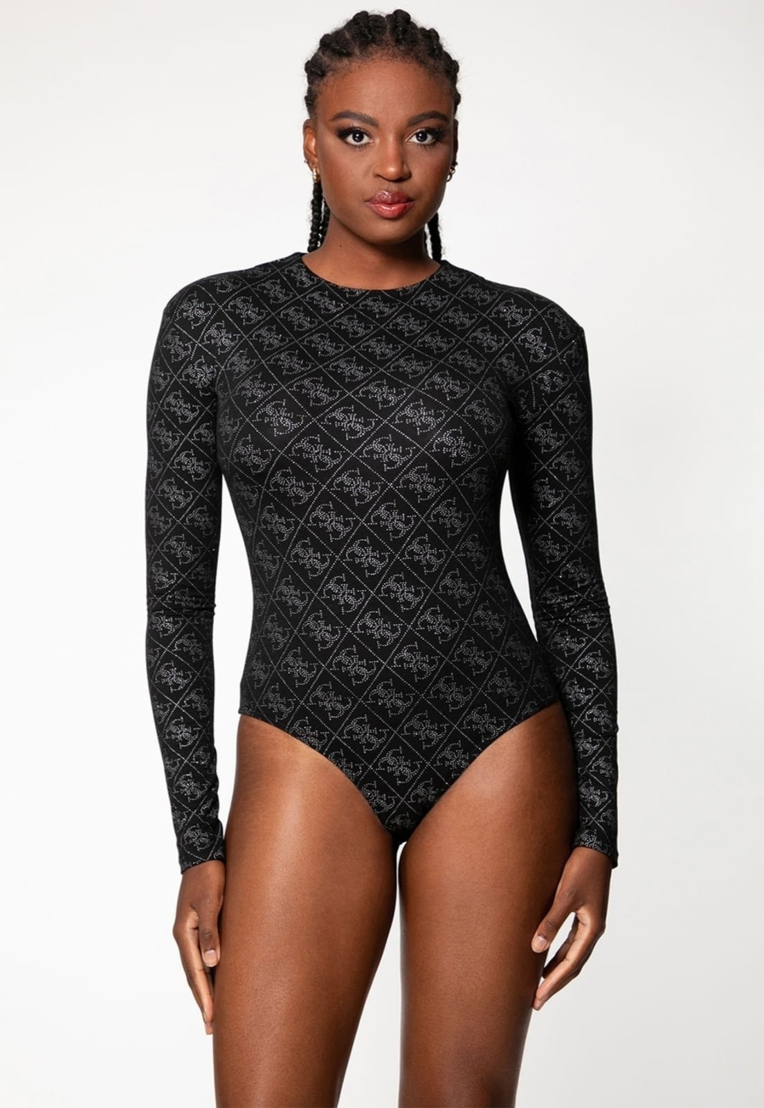 Body Guess Logo 4G Hotfix Eco Preto