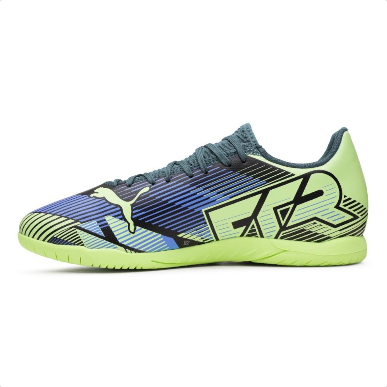 Vista 3 Chuteira Futsal Puma Future 7 Play IT BDP Masculina rosa Puma rosa