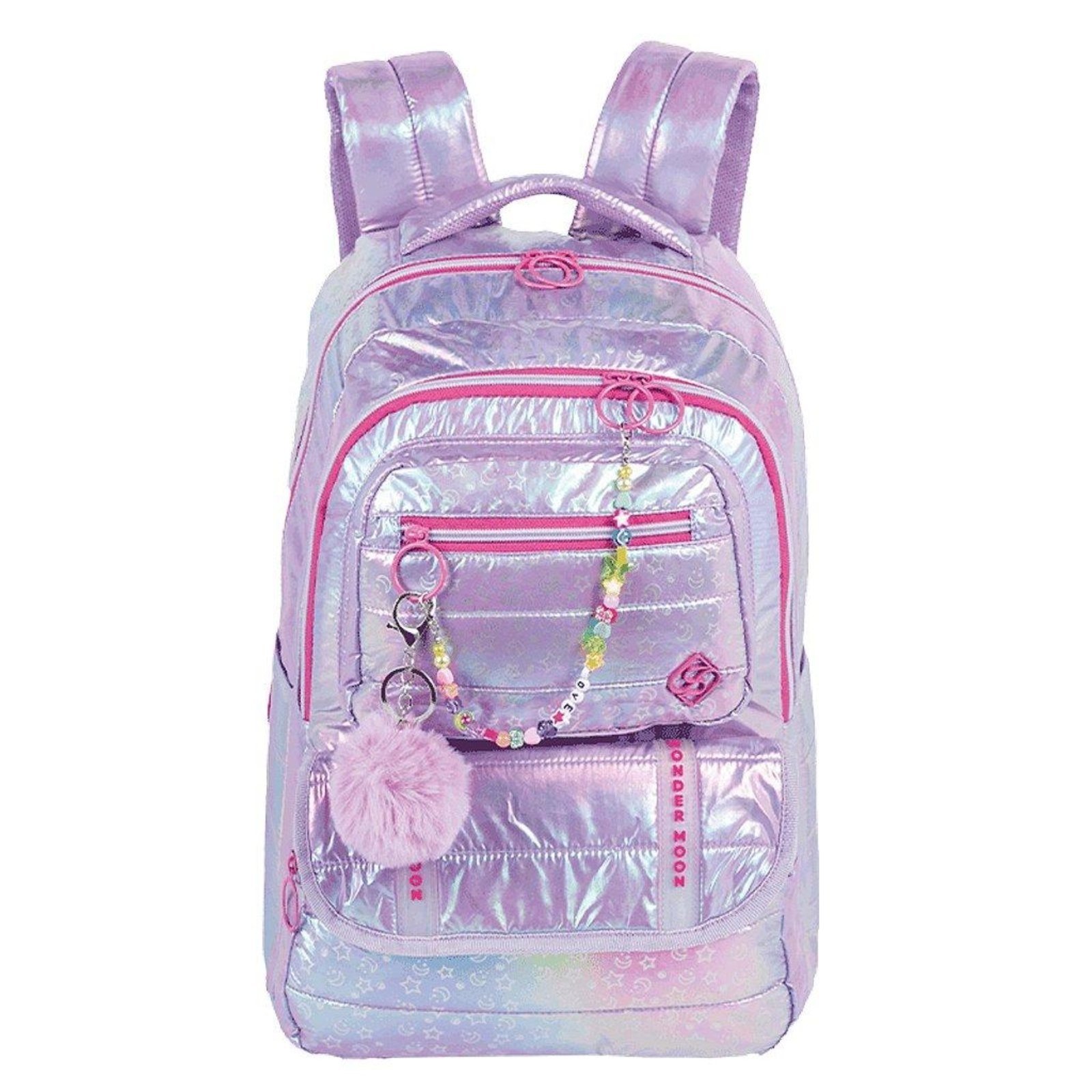 Infantil - Mochila Sestini 2 Comp Wonder Moon 23 Litros Rosa