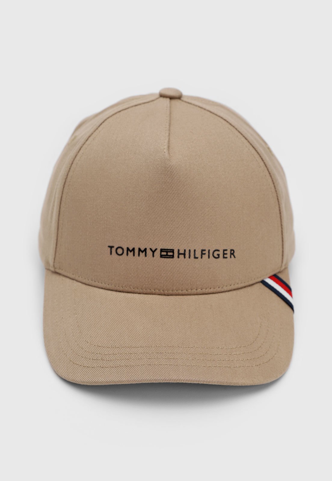 Boné Tommy Hilfiger Aba Curva Logo Bege