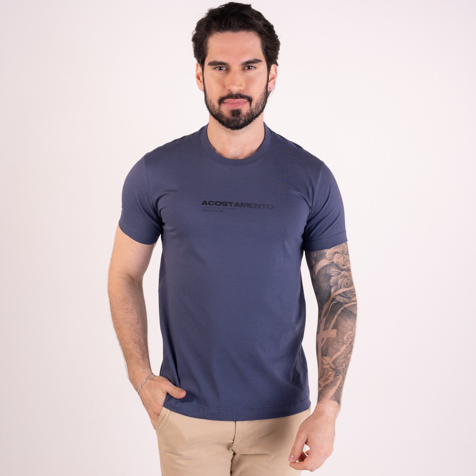 Camiseta Acostamento Beyond Azul Navy
