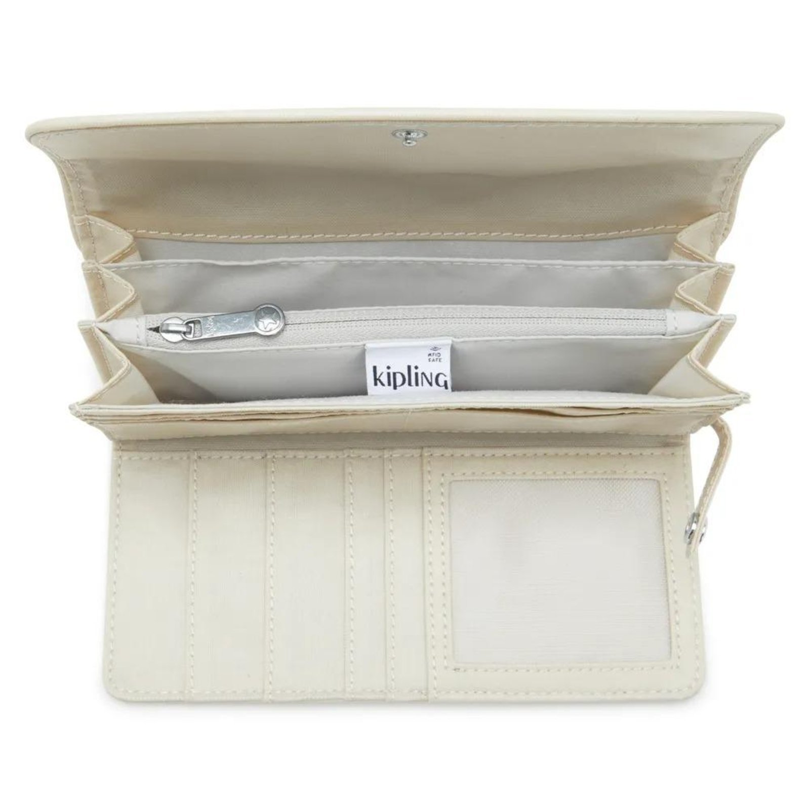 Vista 3 Carteira Kipling Money Land Beige Pearl Kipling bege beige