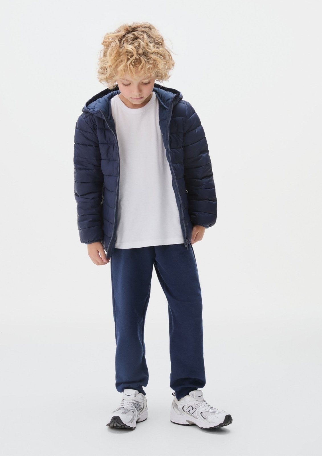 Infantil – Jaqueta Puffer Unissex Com Capuz Hering