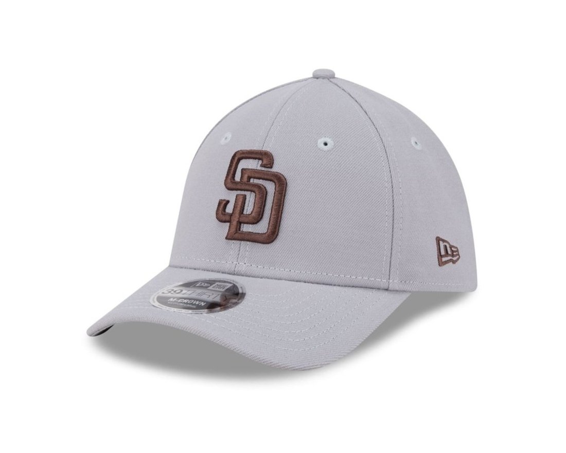 Bone New Era 39THIRTY M-Crown San Diego Padres MLB Cinza
