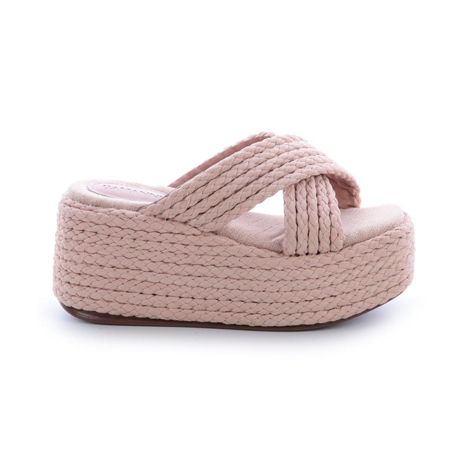 Sandália Flat Debby Natural Bege
