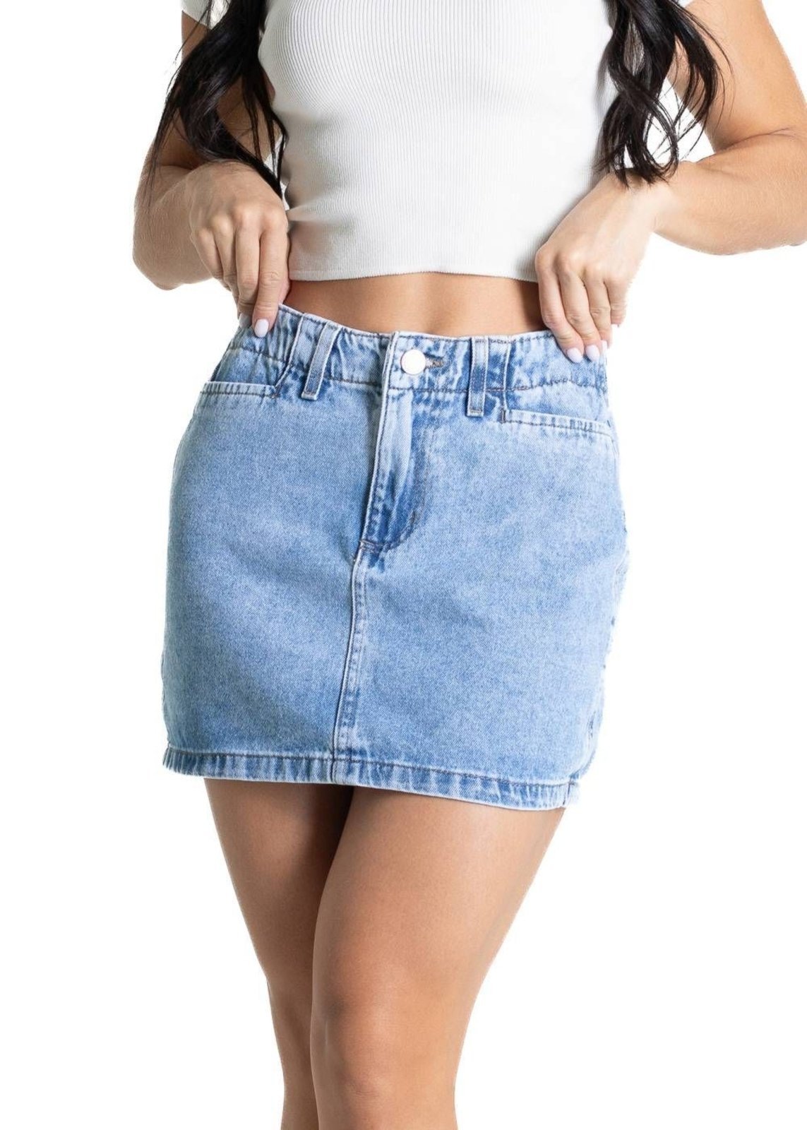 Saia Jeans Sawary – 281191 – Azul – Sawary