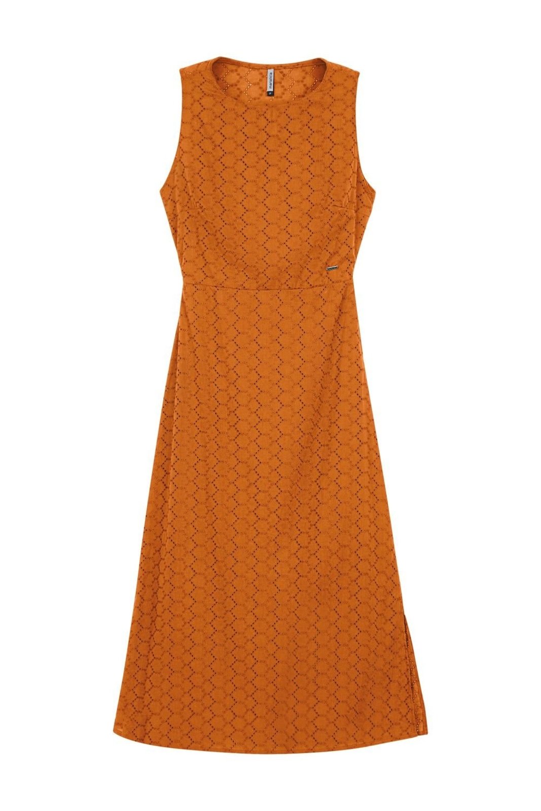 Vestido Feminino Midi Laise Marialícia Laranja