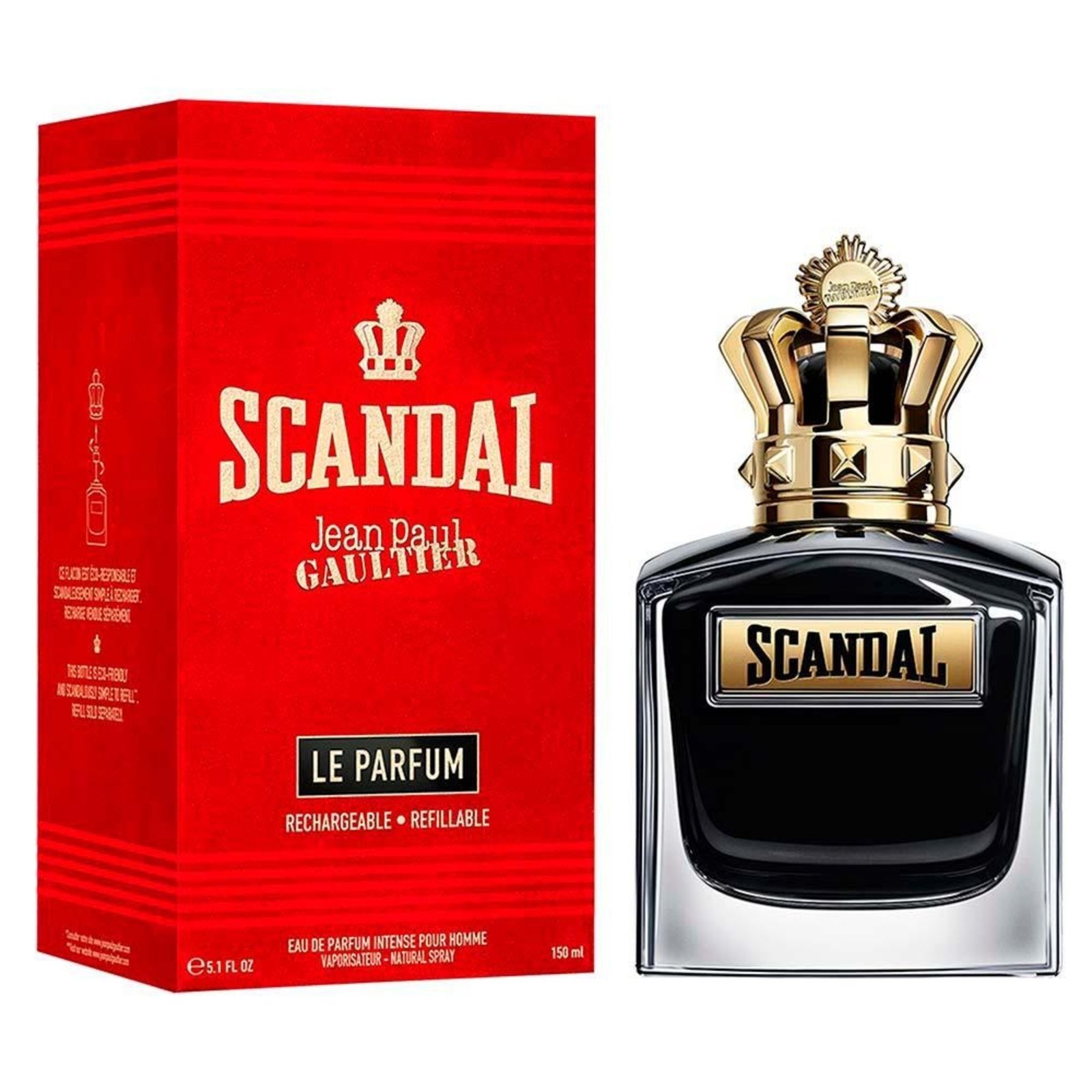 Vista 3 Jean Paul Gaultier Scandal Pour Homme Perfume Masculino Le Parfum 150 ml incolor Jean Paul Gaultier incolor