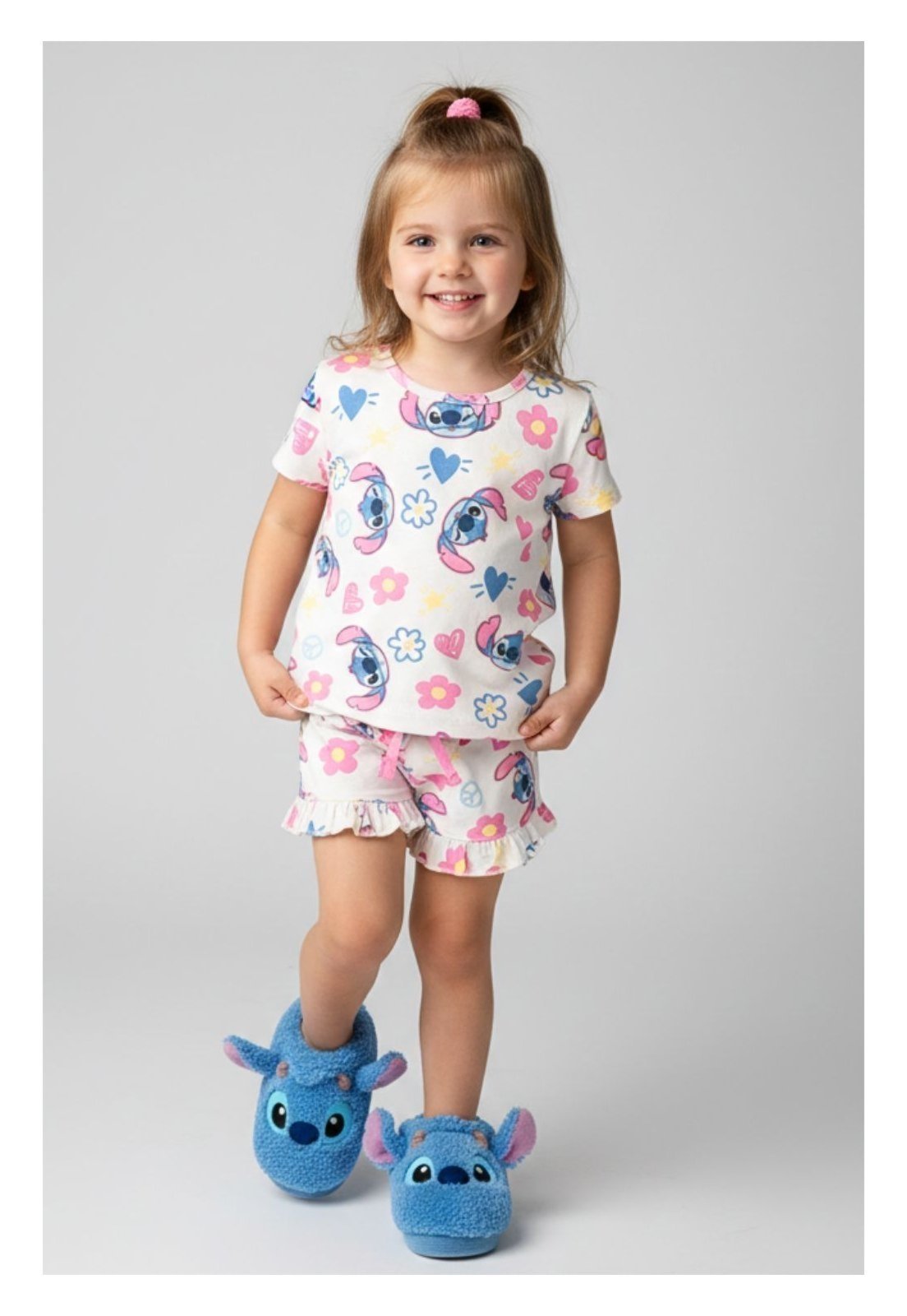 Infantil - Conjunto Disney Feminino Pijama Stitch