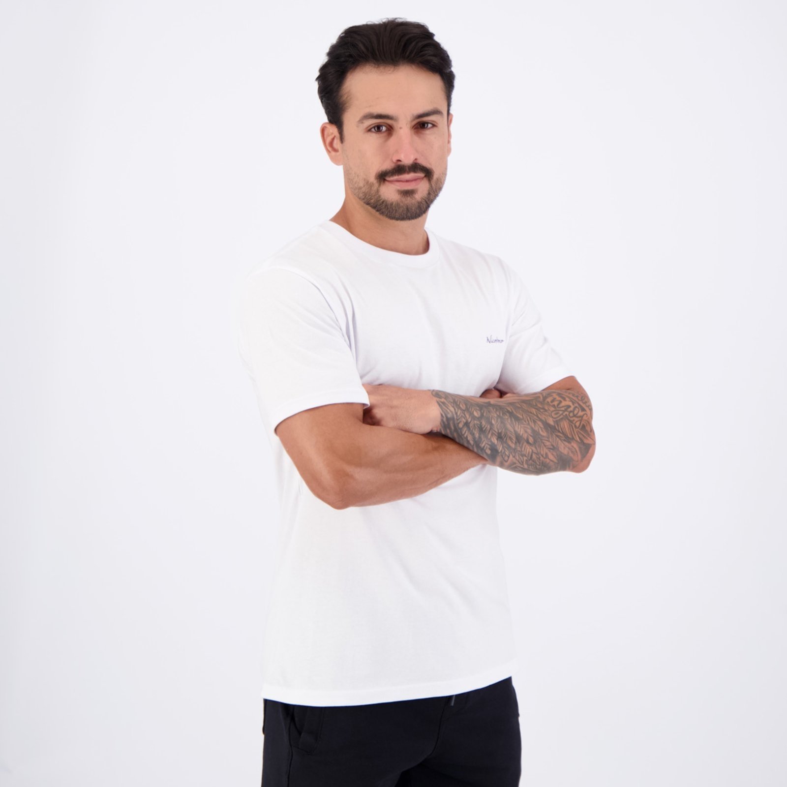 Vista 3 Camiseta Nicoboco Splash Branca branco Nicoboco branco