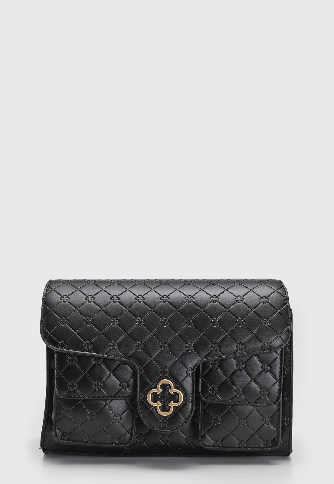 Bolsa Feminina Capodarte Média Matelassê Preta