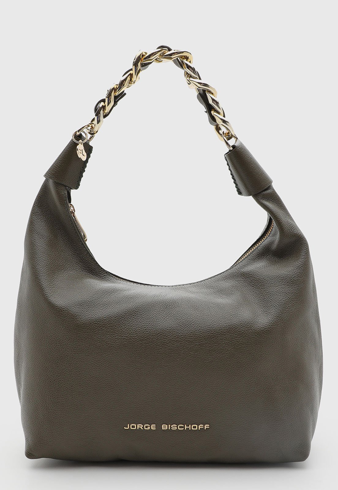 Bolsa Feminina Jorge Bischoff Couro Verde