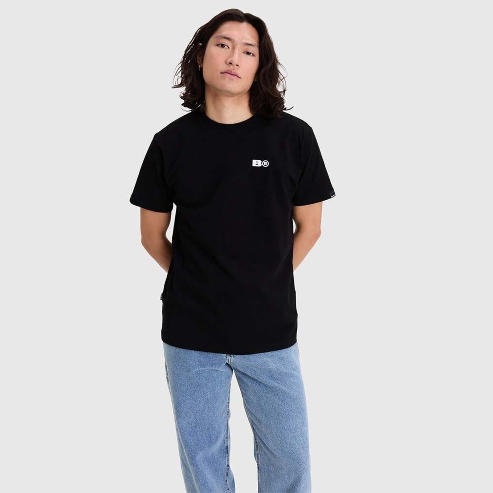 Camiseta Regular Heavy Box Logo Preto