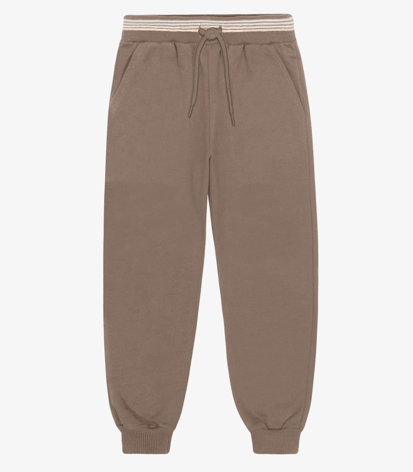Infantil - Calça Menino Moletom Trick Nick Marrom