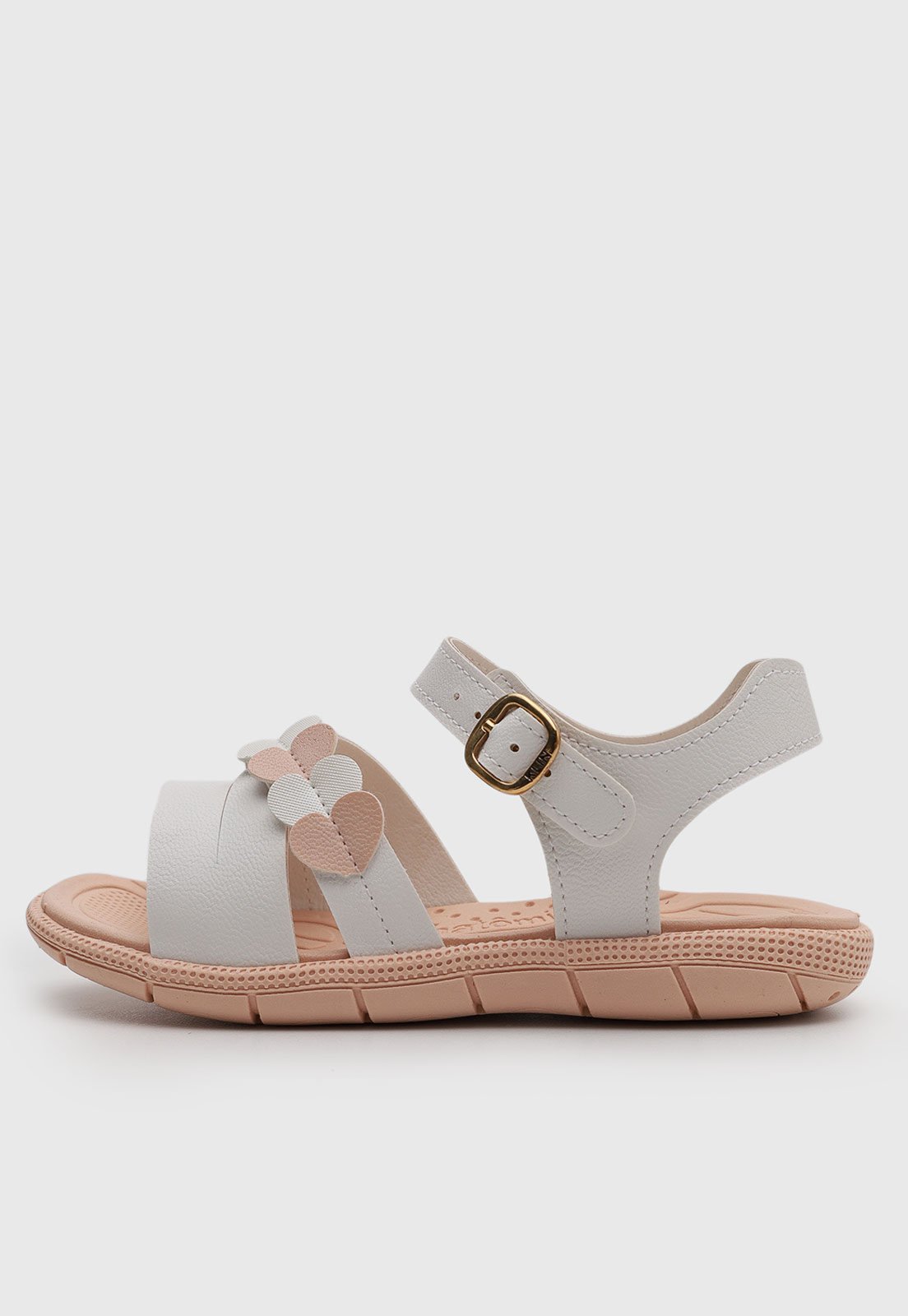 Vista 3 Infantil - Sandália Klin Tic Tac Casual Branca branco Klin branco