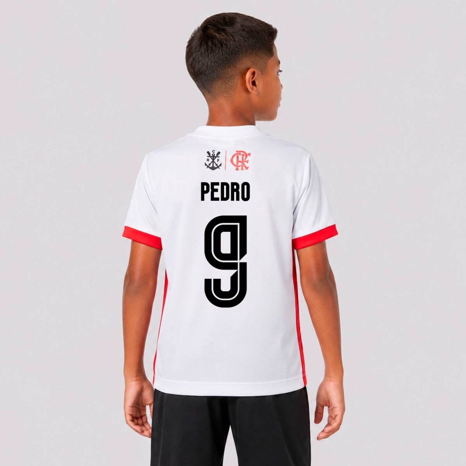 Camisa Flamengo Acorde Branca 9 Pedro