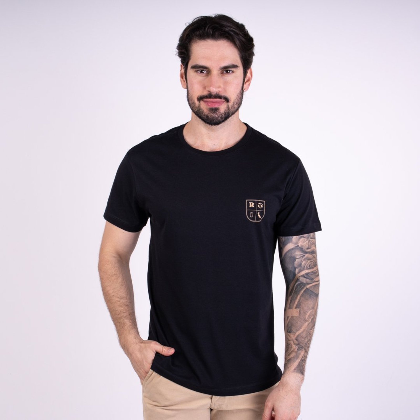 Camiseta Reserva Escudo Resenha Preto