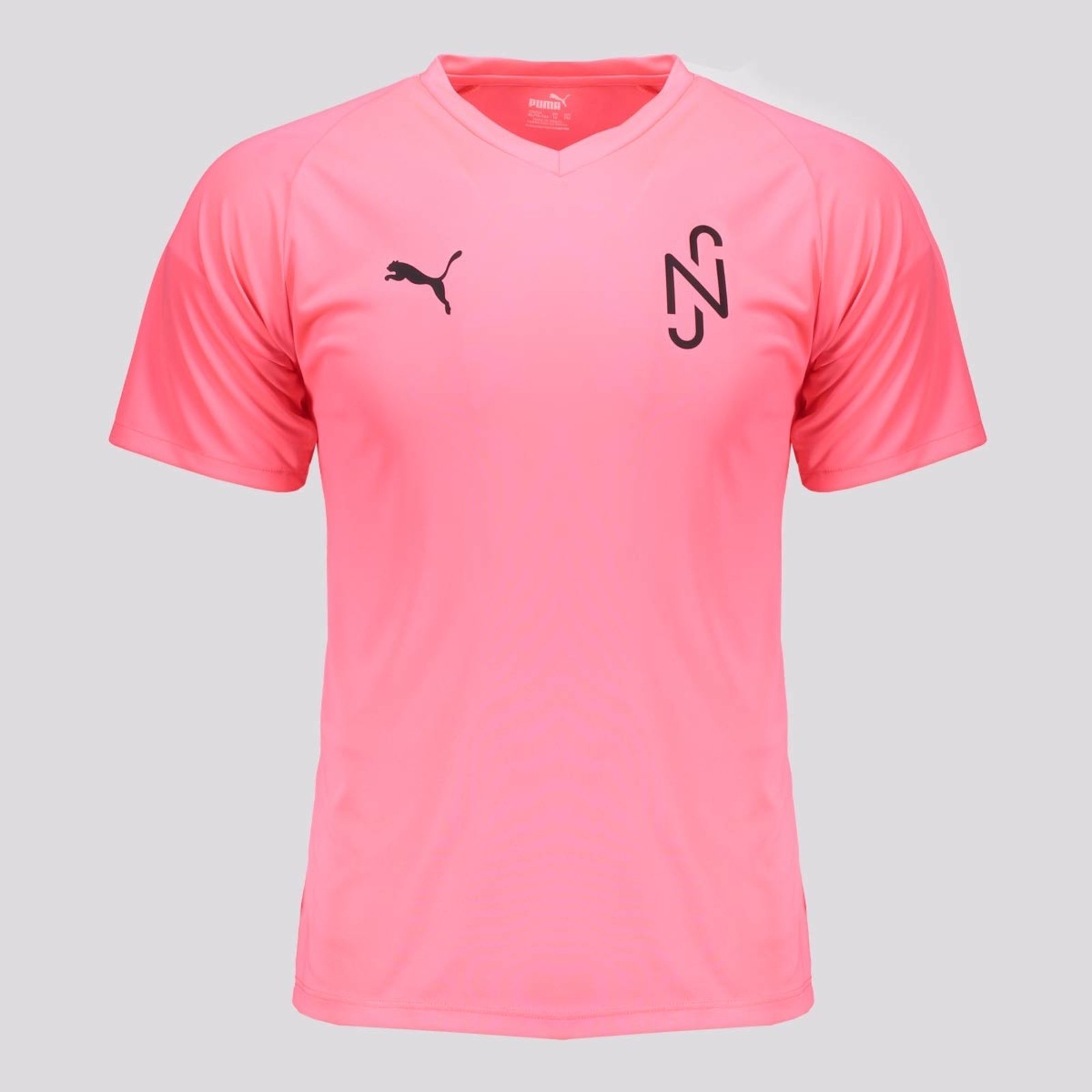 Camiseta Puma Neymar Jr NJR Core Juvenil Rosa