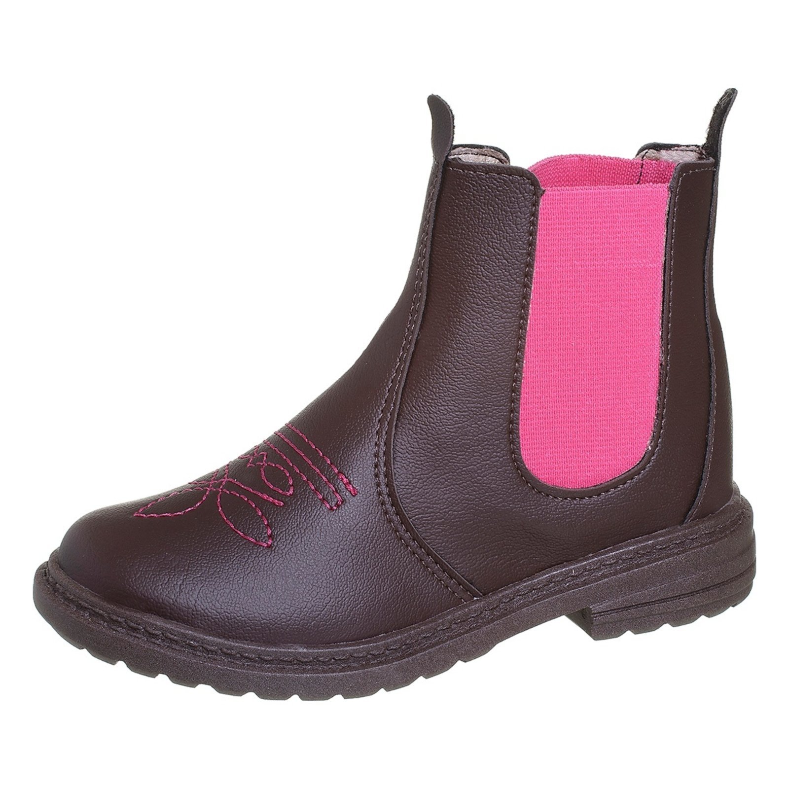Infantil – Bota Jequinha Menina Angipé Café e Pink