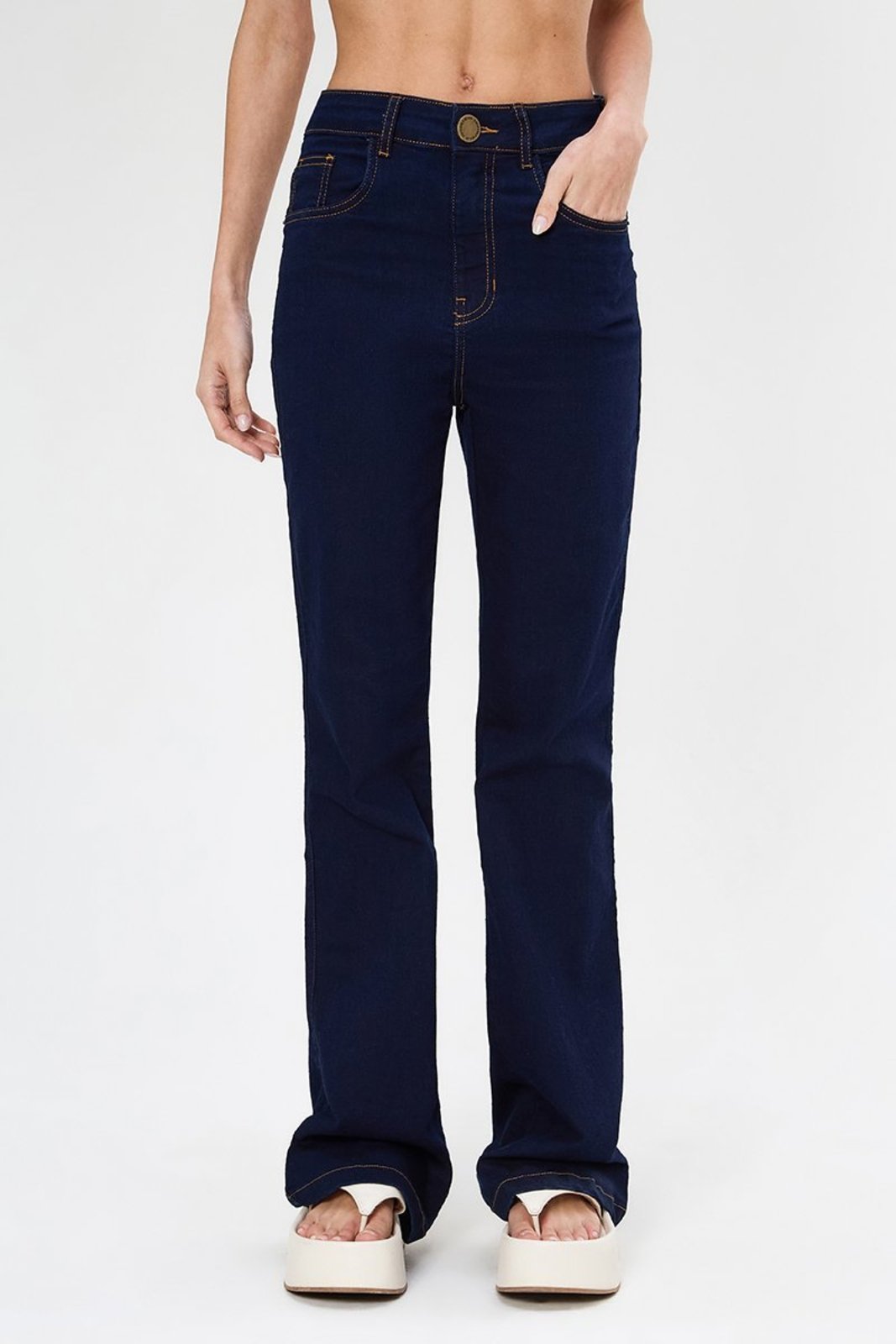 Calça Jeans Boot Cut Coca-Cola